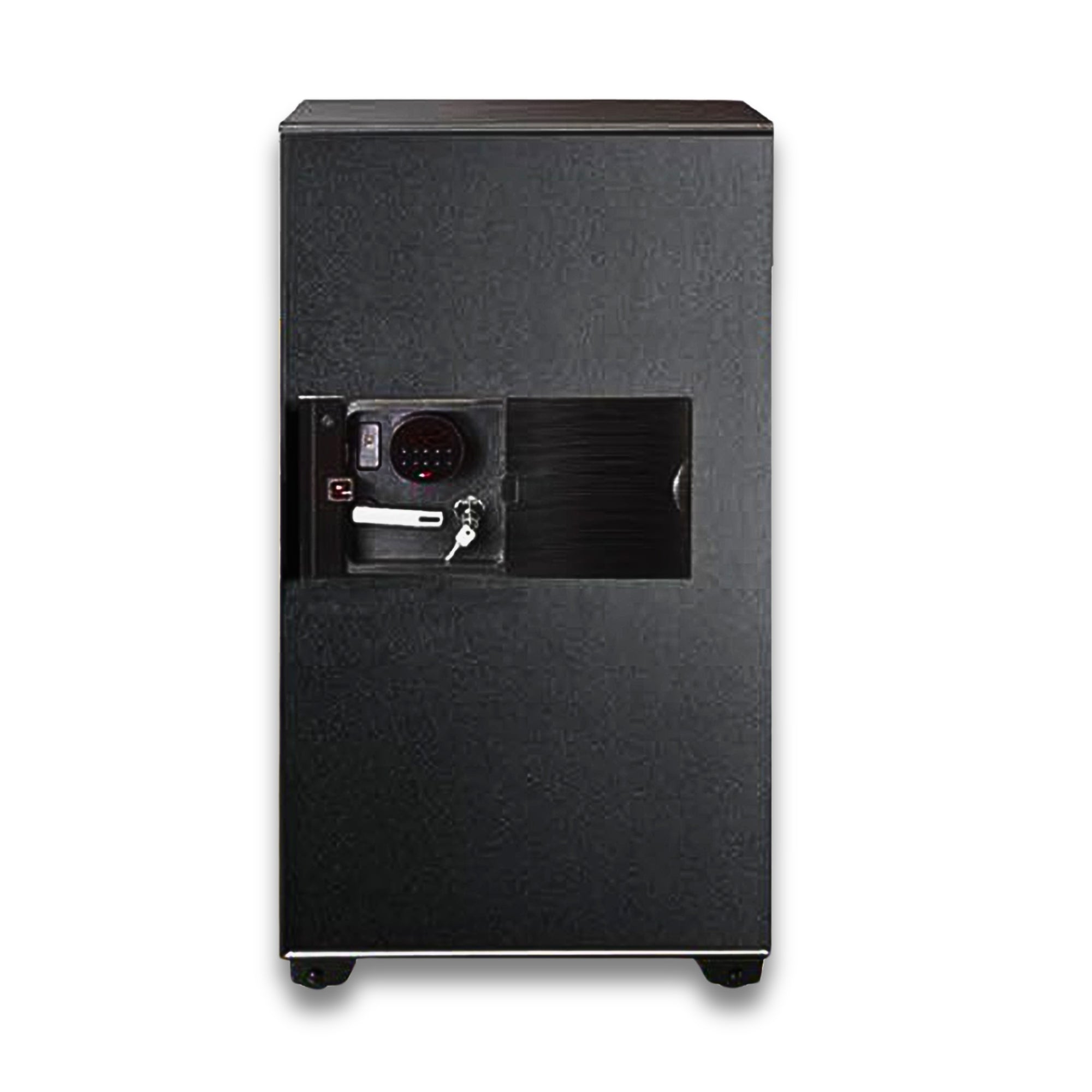 Eagle Safes EGE-100 Digital + Keylock + Fingerprint Fire Resistant Security Safe - (Black/Black)
