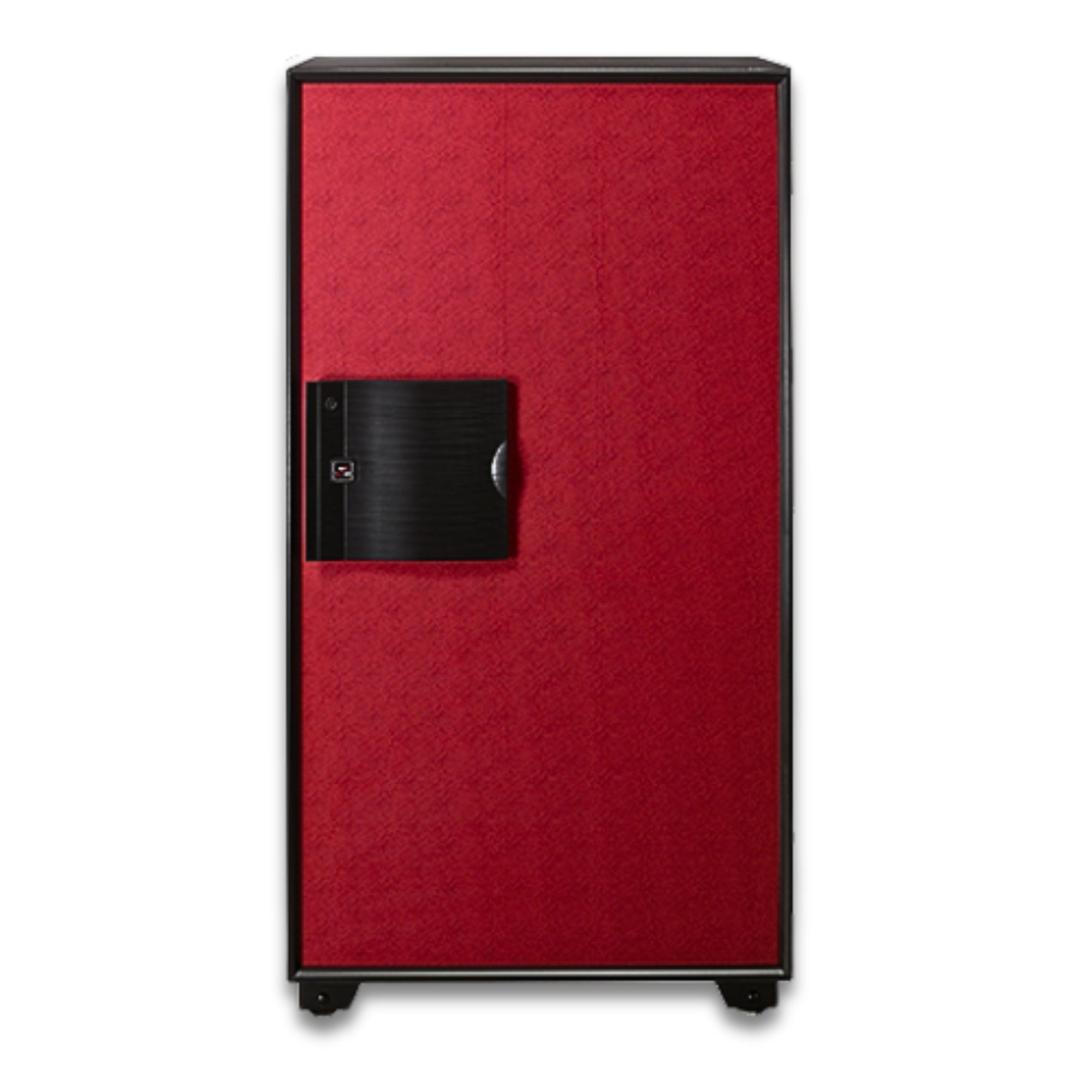 Eagle Safes EGE-100 Digital + Keylock + Fingerprint Fire Resistant Security Safe - (Black/Red)