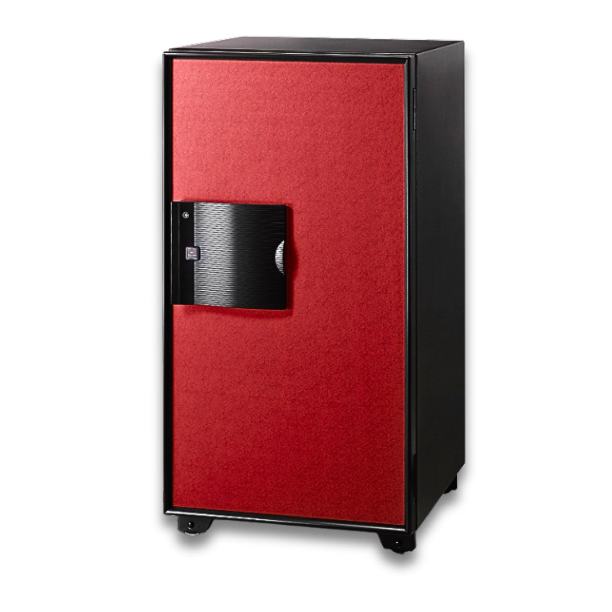 Eagle Safes EGE-120 Digital + Keylock + Fingerprint Fire Resistant Security Safe - (Black/Red)