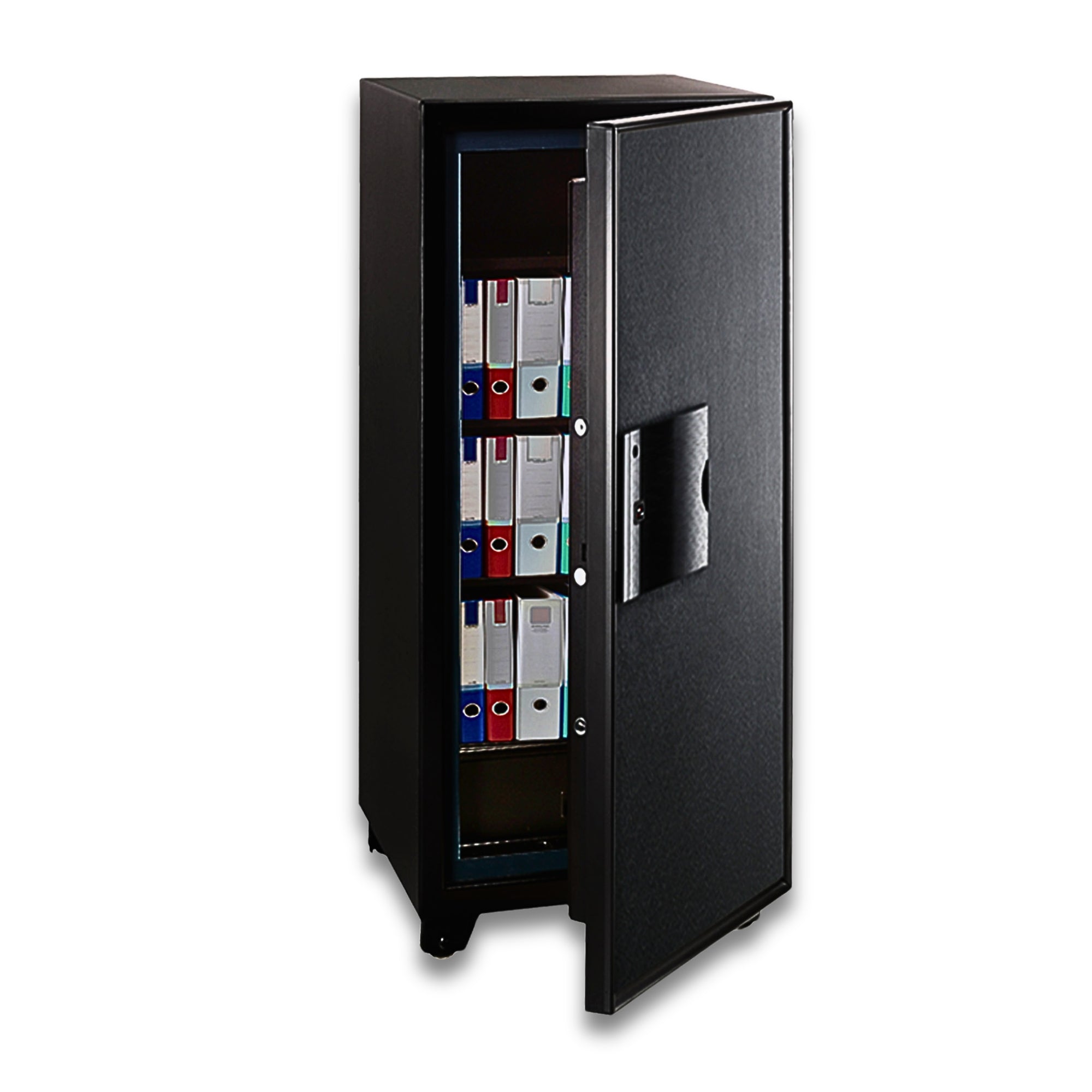 Eagle Safes EGE-170 Digital + Keylock + Fingerprint Fire Resistant Security Safe - (Black/Black)