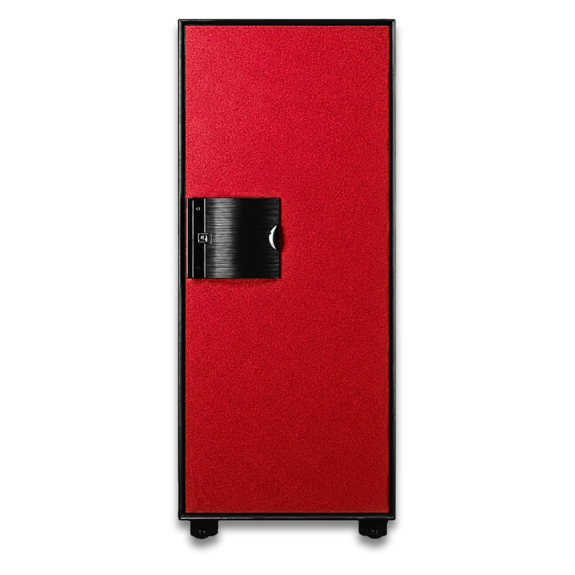 Eagle Safes EGE-170 Digital + Keylock + Fingerprint Fire Resistant Security Safe - (Black/Red)