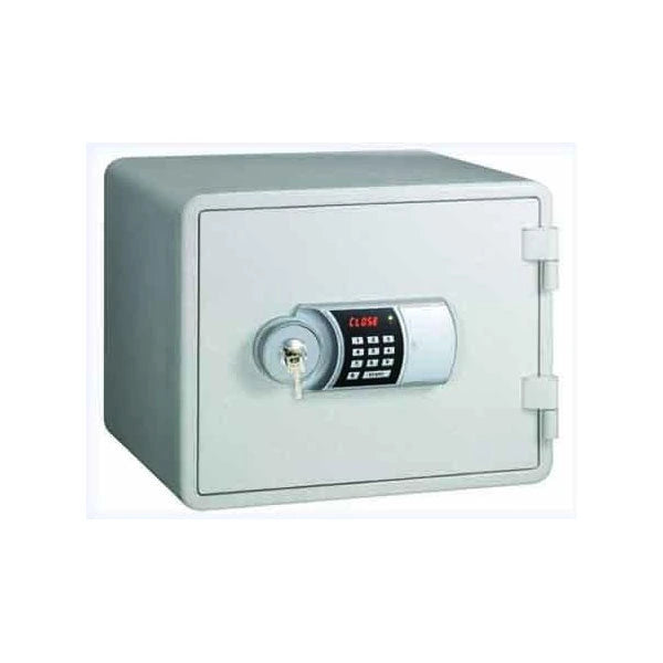 Eagle Safes Fire Resistant Safe (YESM-015K) - WHITE - Digital Lock + Key Lock