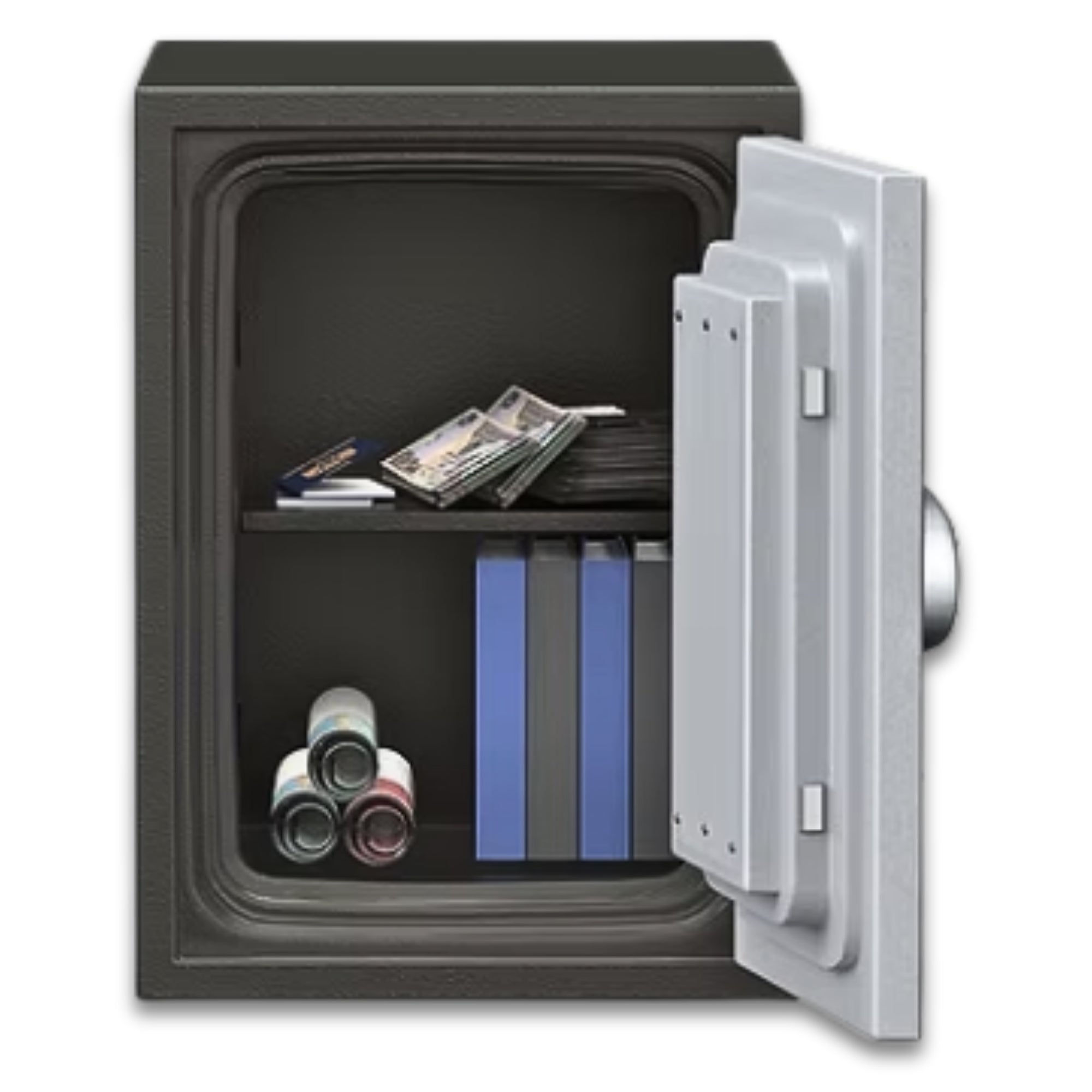 SAFIRE FR 30 (Vertical) 1 Digital Lock & 1 Key Lock Fire Resistant Security Safe