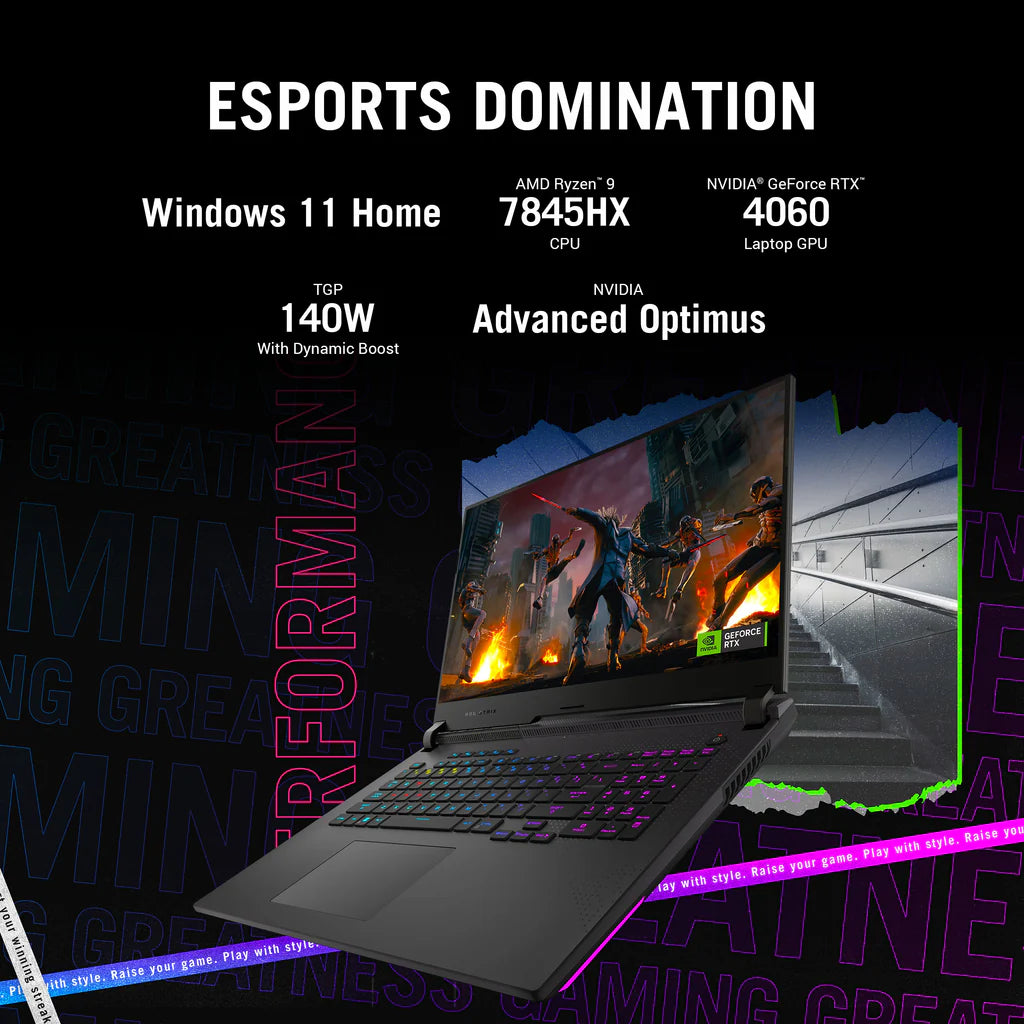 ASUS ROG Strix G17 G713PV-9161G | Ryzen 9 7845HX, 16GB, 1TB SSD, 17.3
