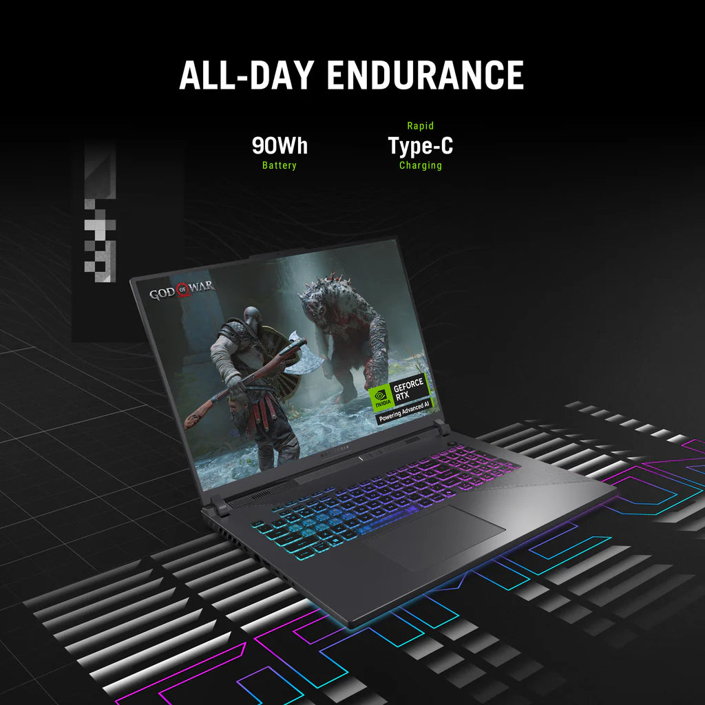 ASUS ROG Strix G18 Gaming Laptop - Intel Core i9 14900HX, RTX 5070 8GB, 18