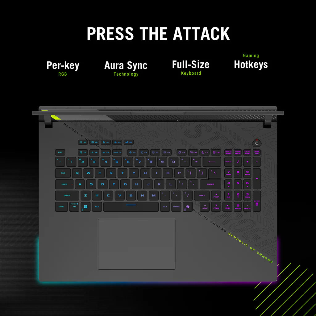 ASUS ROG Strix G18 Gaming Laptop - Intel Core i9 14900HX, RTX 5070 8GB, 18