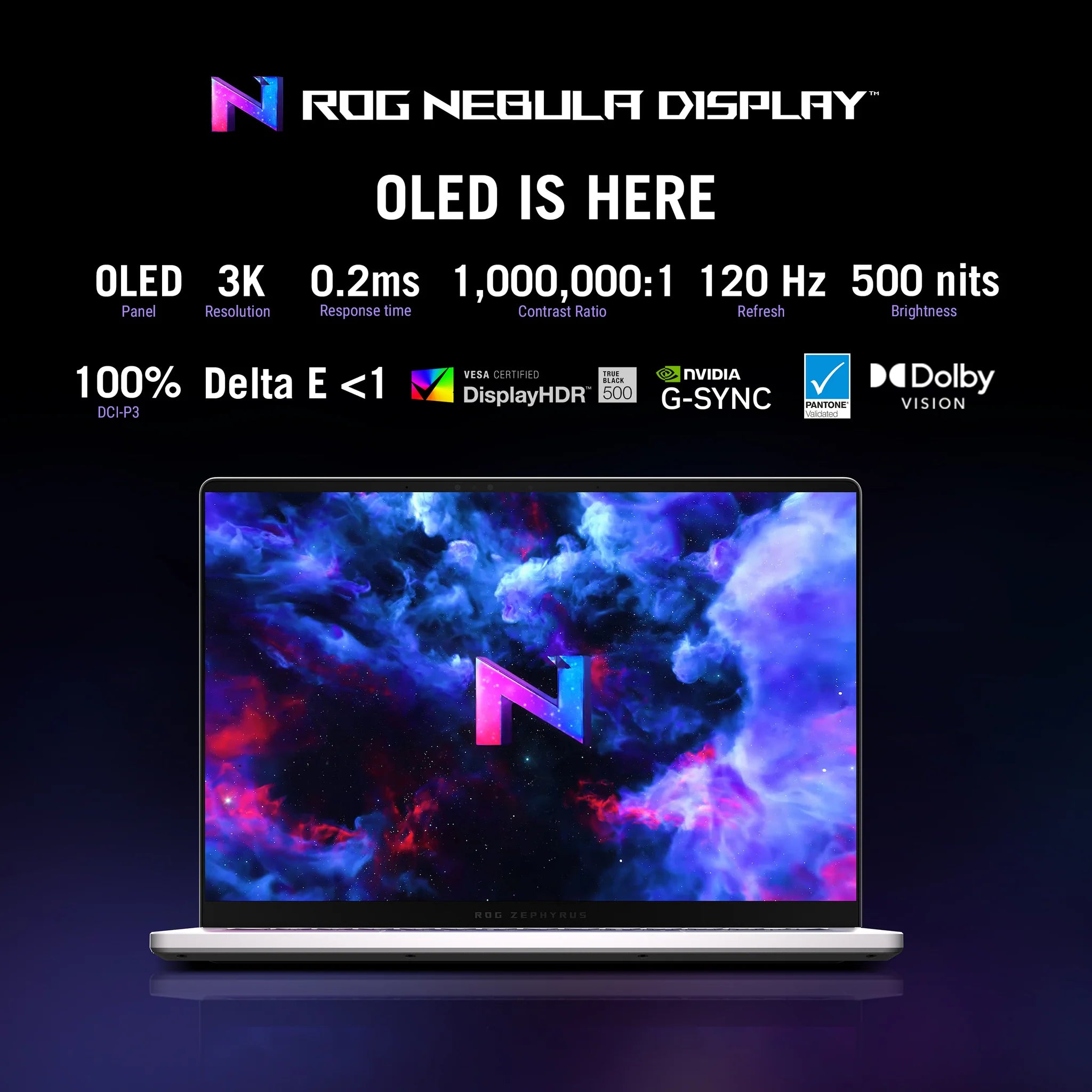 ASUS Premium ROG Zephyrus G14 Gaming Laptop - GA403UV-OLED9132W | AMD Ryzen 9 8945HS, RTX 4060, 32GB RAM, 1TB SSD, 14