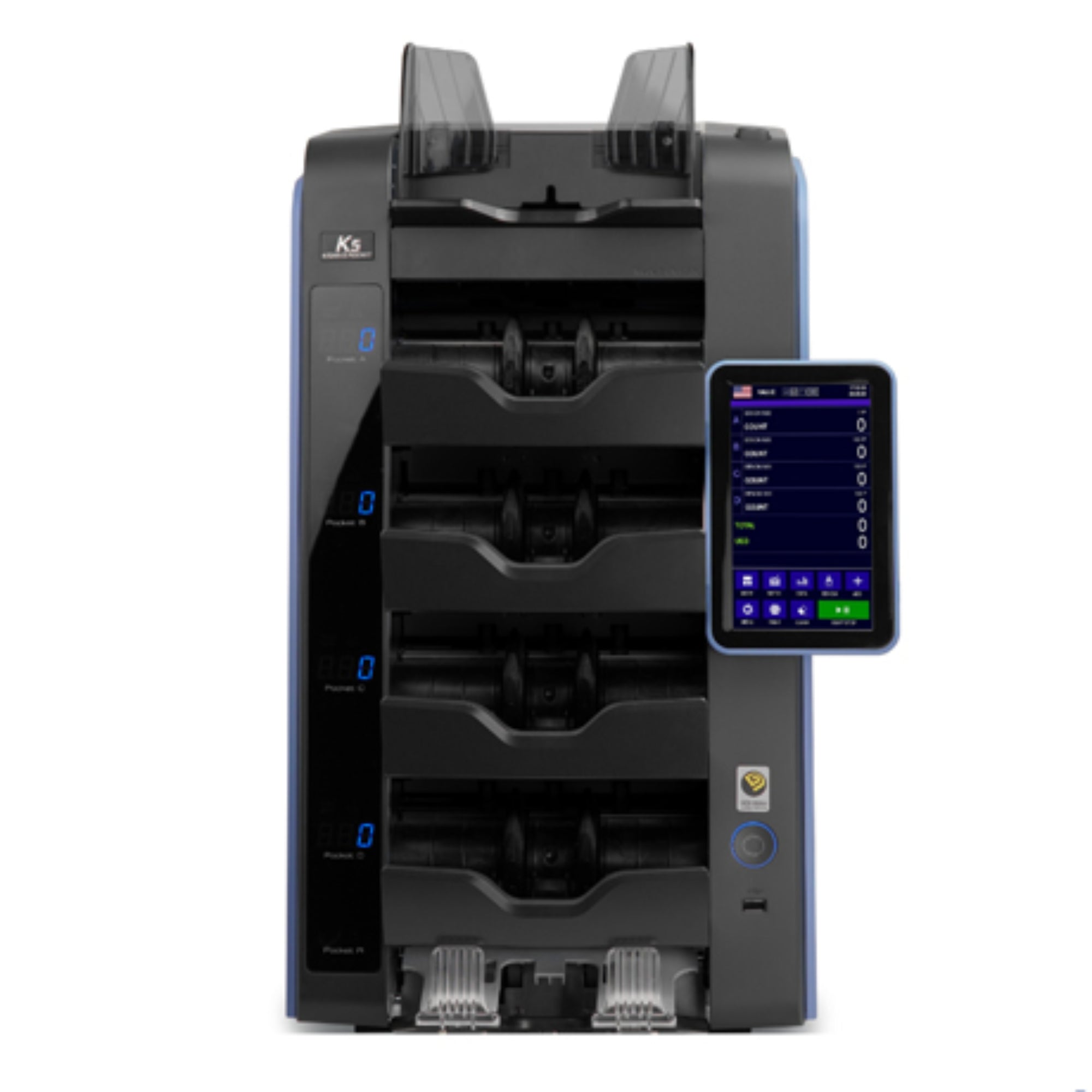 KISAN K5-A Desktop High Speed 4+1 Pocket Fitness Currency Sorter & Banknote Counting Machine