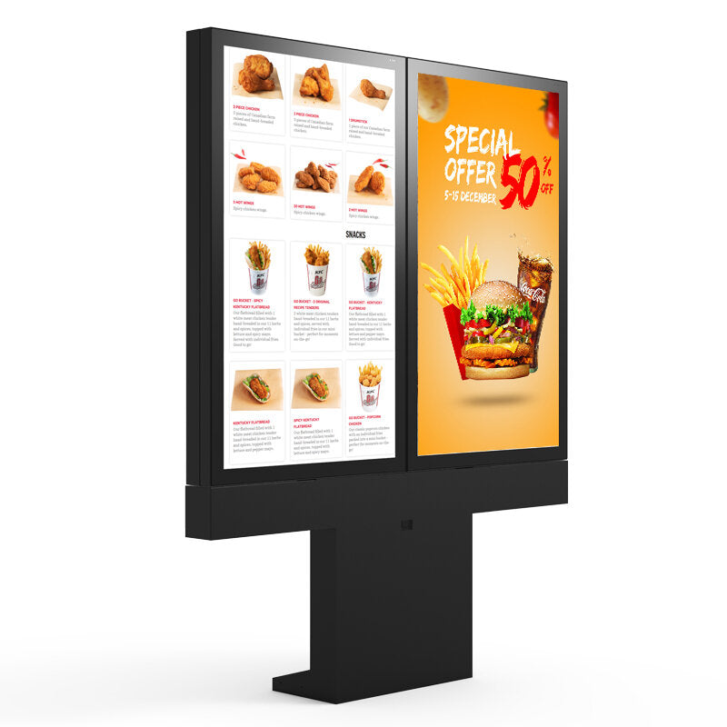 TREND Outdoor Drive-Thru LCD Menu Board - 55