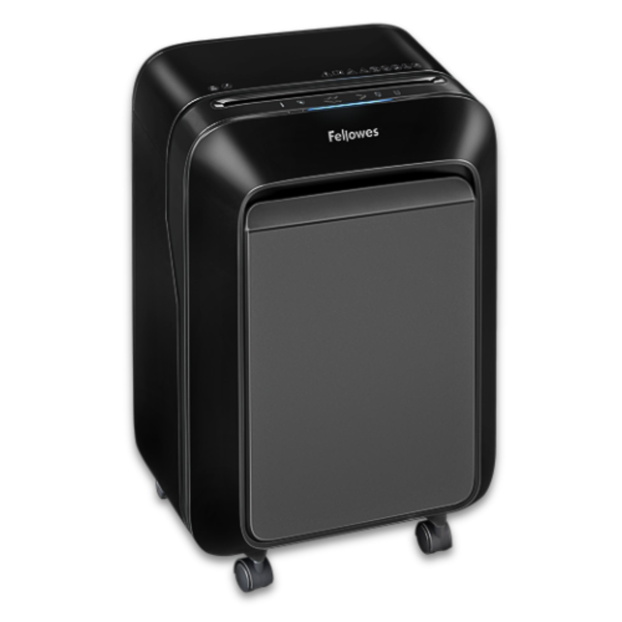 آلة تمزيق الورق Fellowes LX210 بتقنية Micro-Cut – شفرات فولاذية شديدة التحمل، للاستخدام في المكتب والمنزل، لون أسود وأبيض – سعة 16 ورقة، أمان P-4، تقنية IntelliBar™