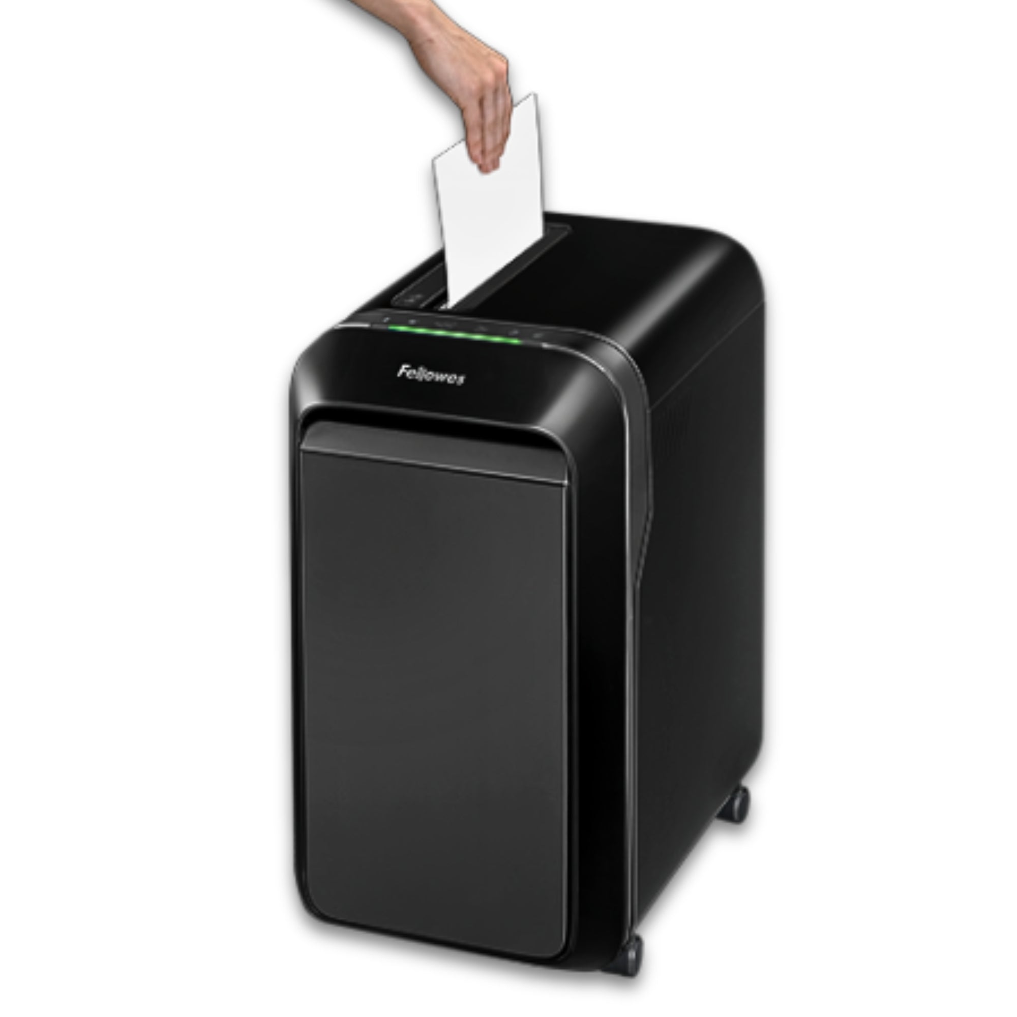 جهاز التقطيع Fellowes LX220 ذو القطع المجهري 20 ورقة - شديد التحمل، أمان P-4، مقاوم للتكدس، آلة تقطيع ورق مكتبية هادئة مع سلة كبيرة سعة 8 جالون