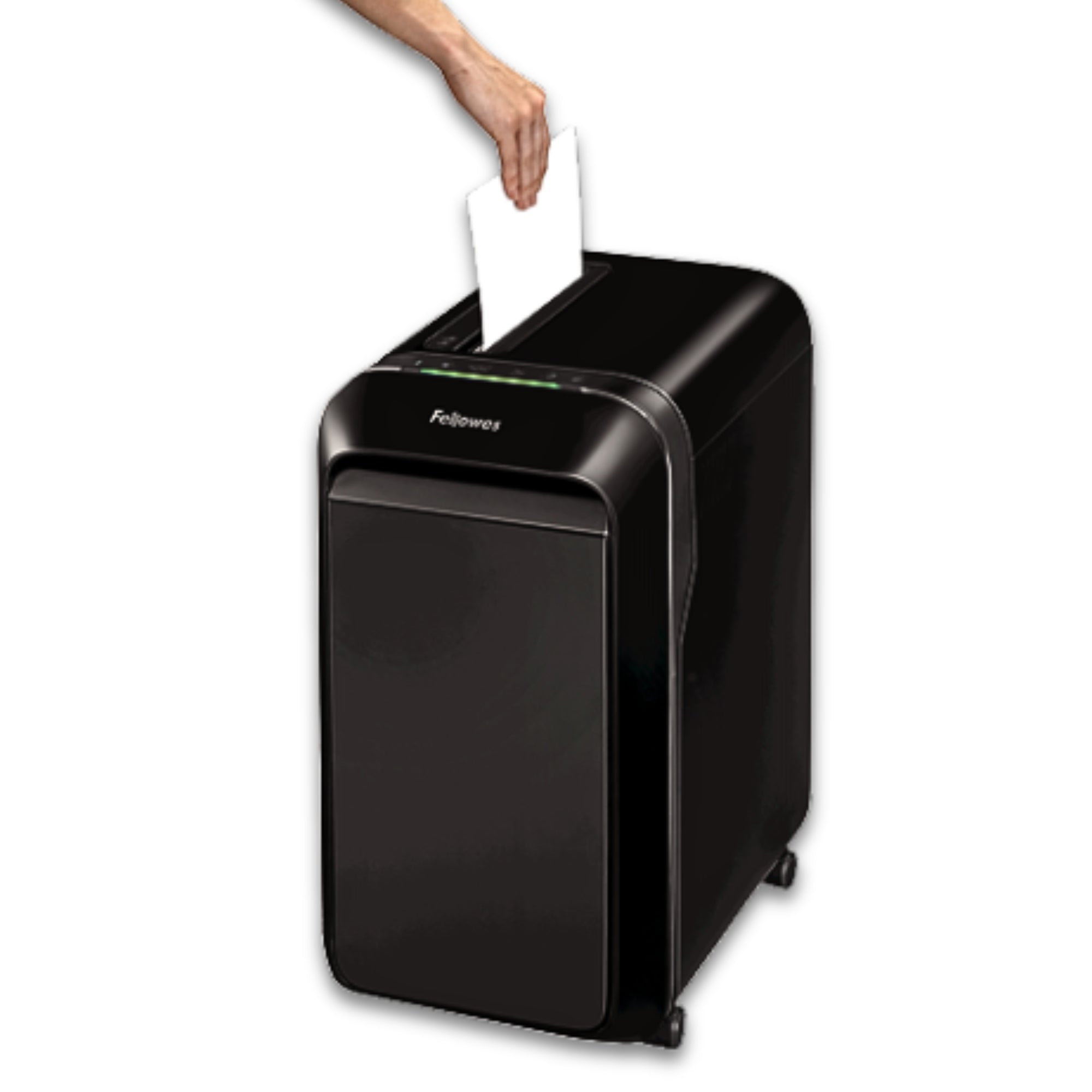 آلة تمزيق الورق Fellowes LX221 ذات القص الدقيق لـ 20 ورقة - أبيض، شديدة التحمل، أمان P-5، تقنية Safe Sense®، سلة سحب 30 لتر، آلة تمزيق مكتبية هادئة مع بدء تلقائي وعكس