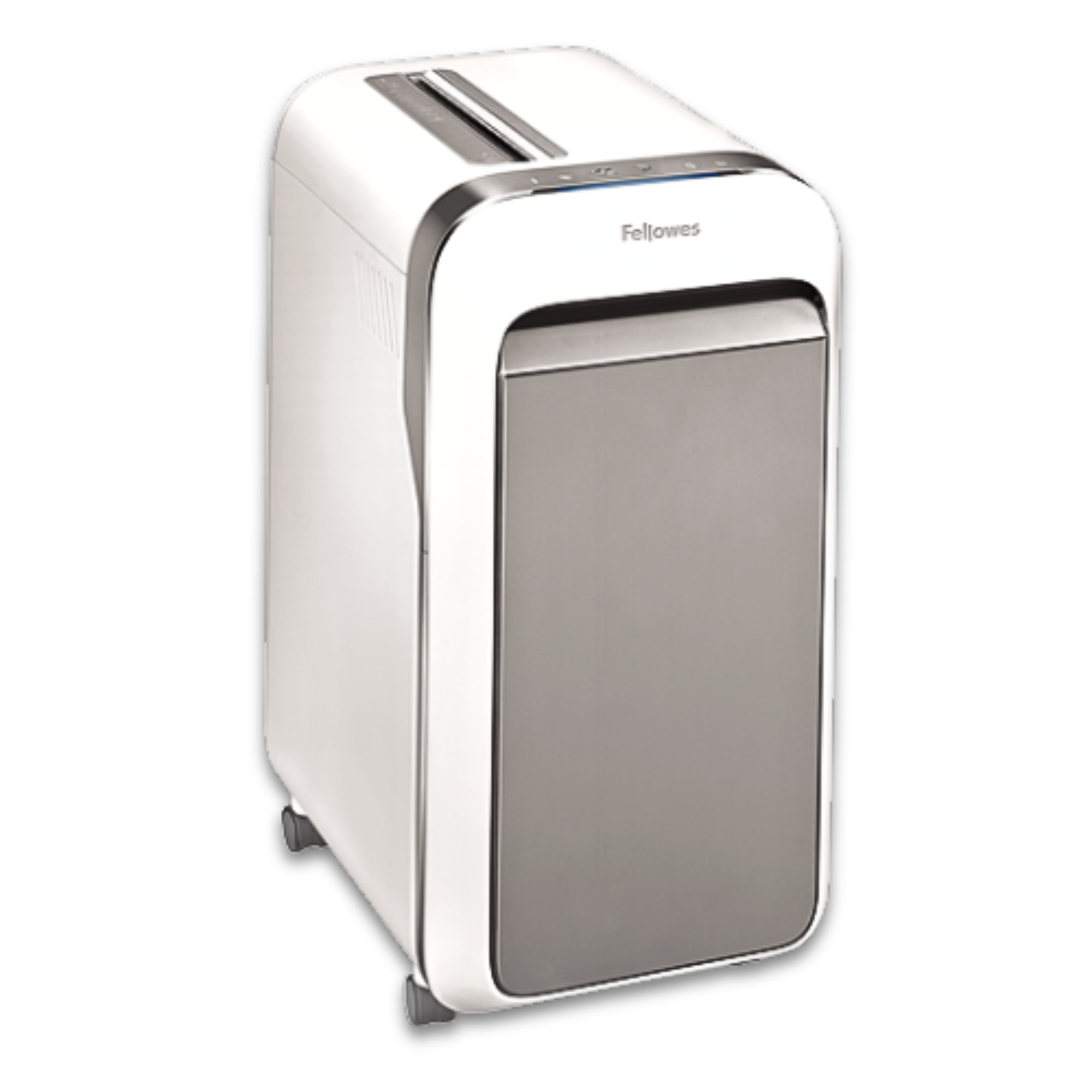 آلة تمزيق الورق Fellowes LX221 ذات القص الدقيق لـ 20 ورقة - أبيض، شديدة التحمل، أمان P-5، تقنية Safe Sense®، سلة سحب 30 لتر، آلة تمزيق مكتبية هادئة مع بدء تلقائي وعكس