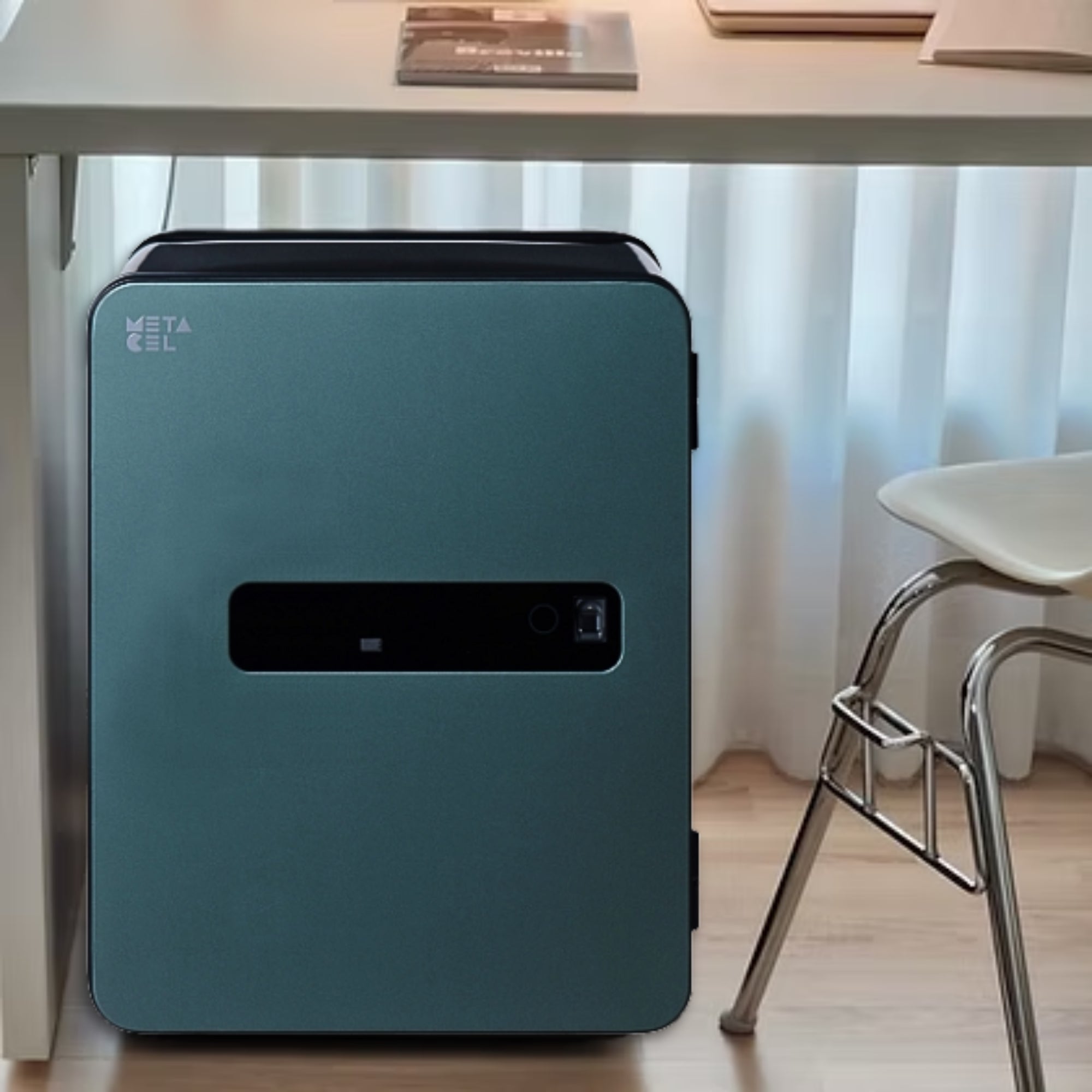 Eagle Safes MC-40PR(NG) METACEL Series Digital Lock & Fingerprint Sensor Fire Resistant Security Safe - Natural Green