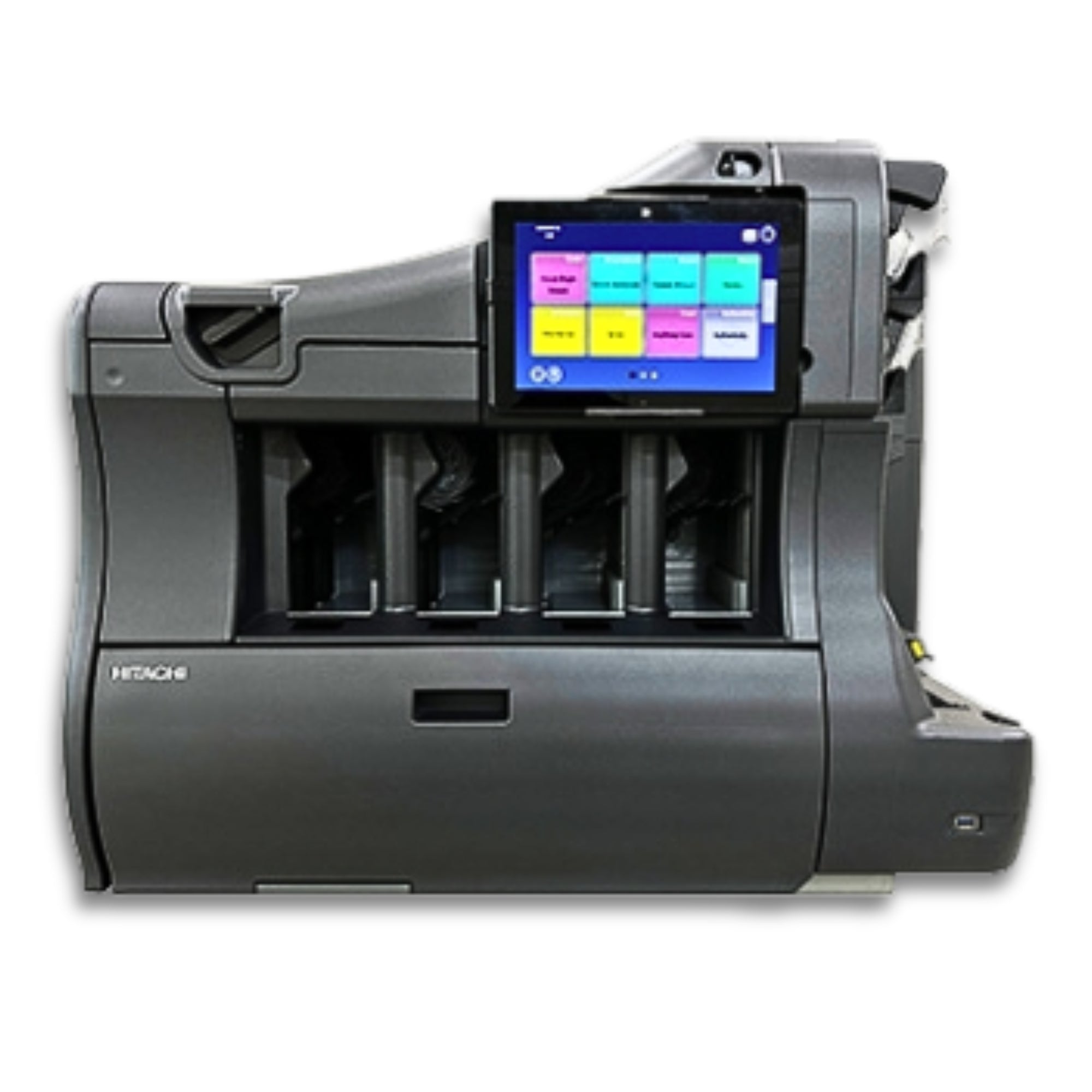 Hitachi MS-4200 High-Speed 4+2 Pockets Fitness Banknote Sorter With Advanced Counterfeit Detection Money Counting Machine