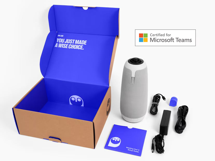 Owl Labs Meeting Owl 3 360° 1080p Smart Video Conferencing Camera