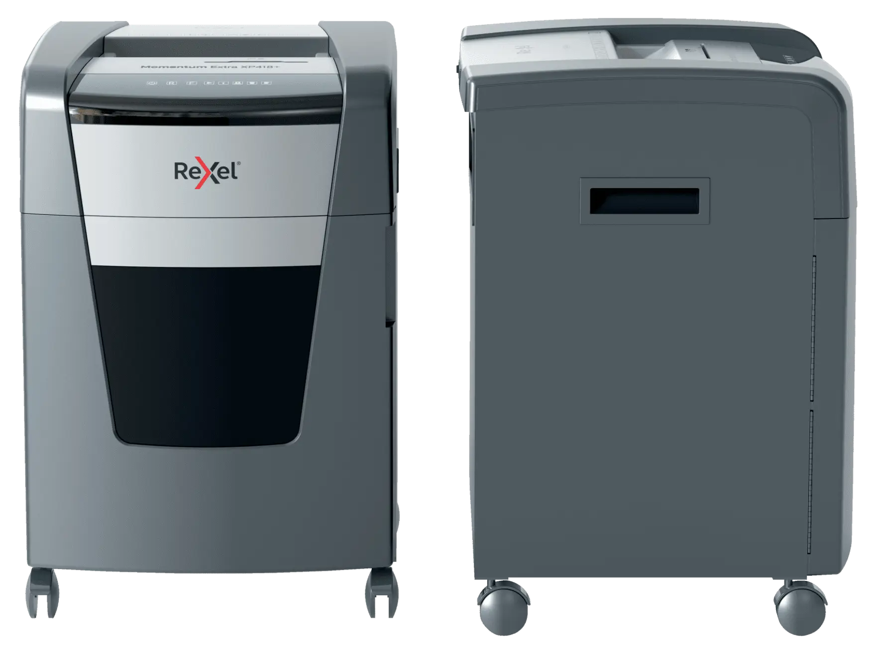 Rexel Momentum Extra XP418+ Up to 18 Sheets P-4 45L Cross Cut Heavy Duty Office Shredder