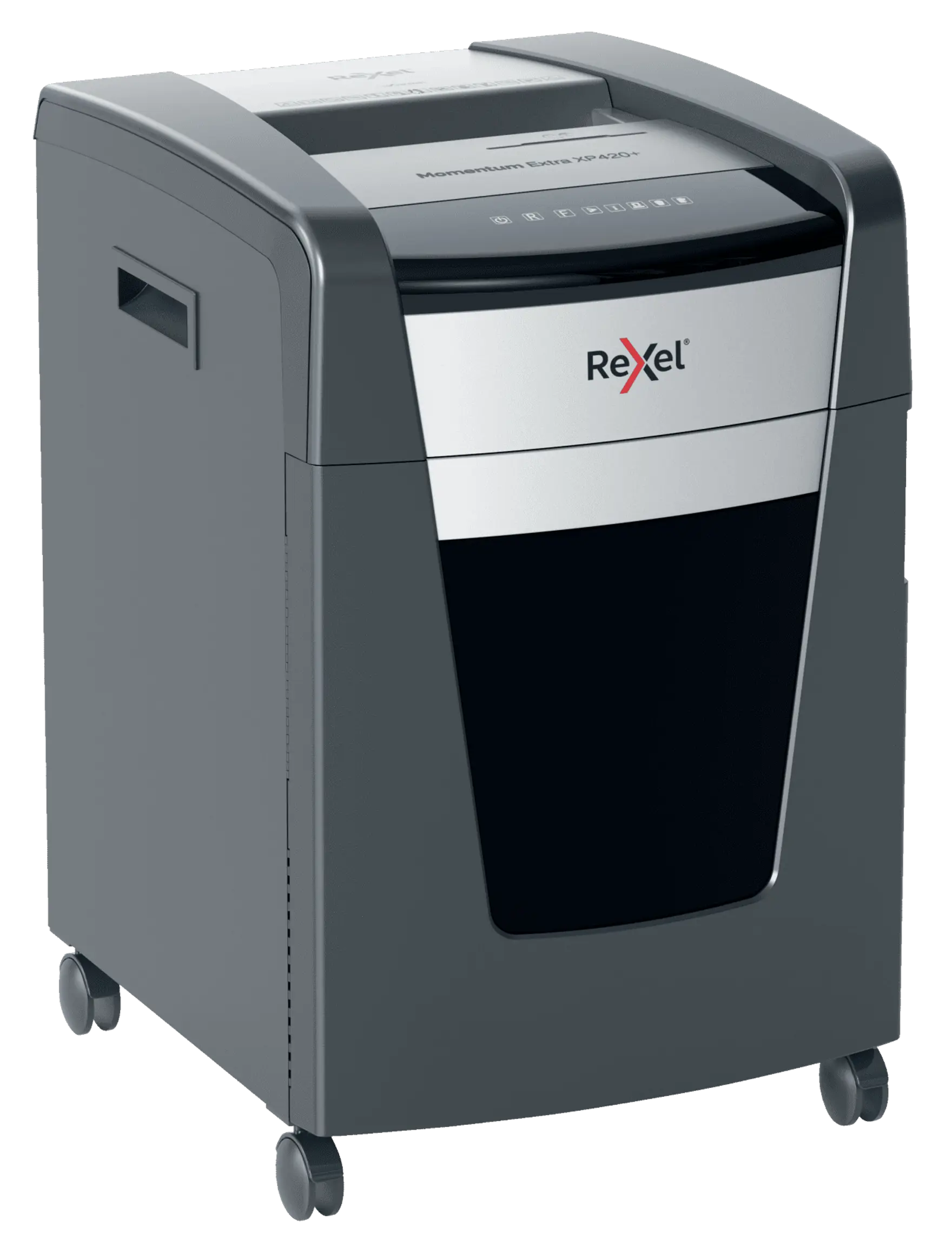 Rexel Momentum Extra XP420+ Up to 21 Sheets P-4 60L Cross Cut Heavy Duty Office Shredder