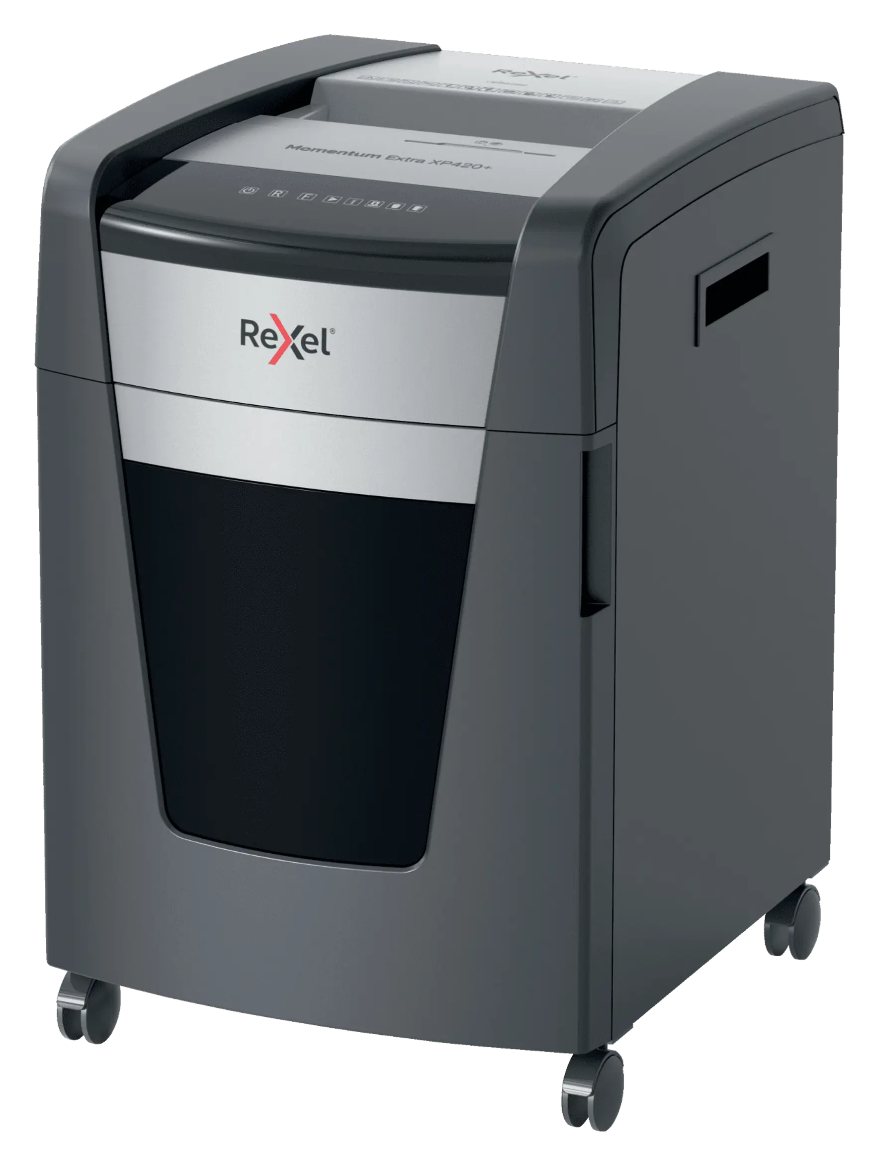 Rexel Momentum Extra XP420+ Up to 21 Sheets P-4 60L Cross Cut Heavy Duty Office Shredder