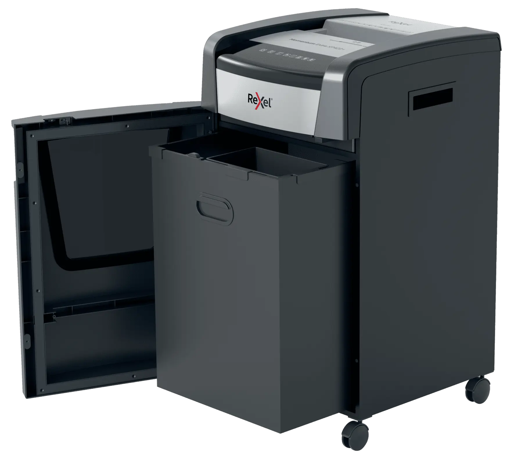 Rexel Momentum Extra XP422+ Up to 22 Sheets P-4 85L Cross Cut Heavy Duty Office Shredder