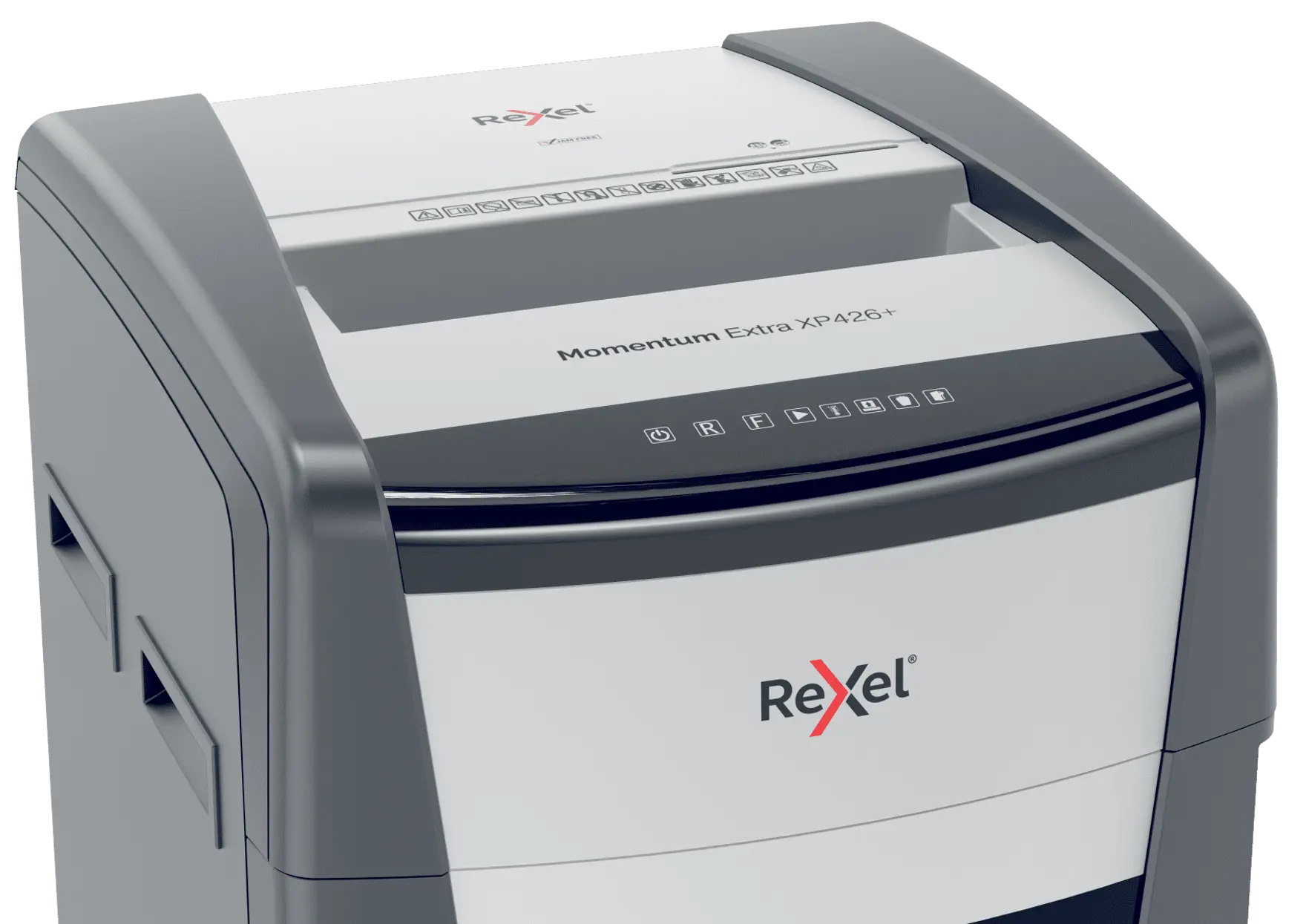 Rexel Momentum Extra XP426+ Up to 26 Sheets P-4 120L Cross Cut Heavy Duty Office Shredder