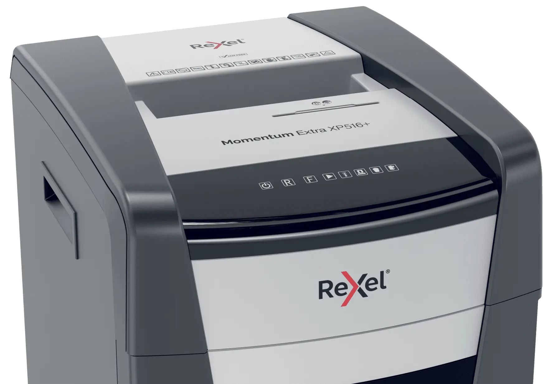 Rexel Momentum Extra XP516+ Up to 16 Sheets P-5 85L Micro Cut Heavy Duty Office Shredder