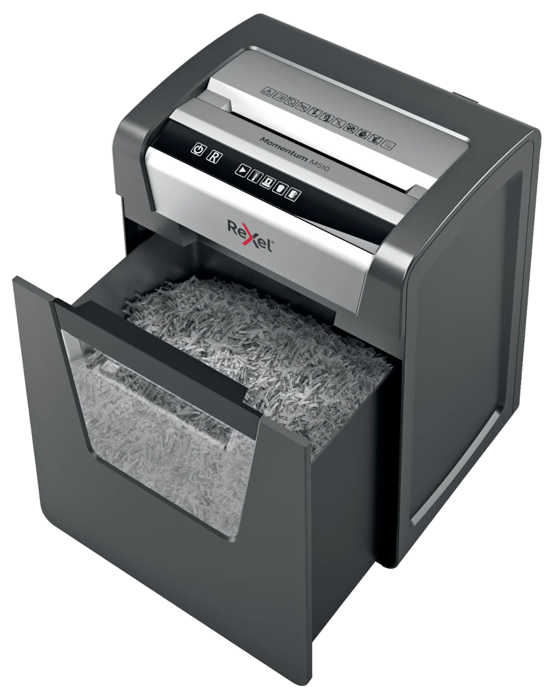 Rexel Momentum M510 Up to 10 Sheets P-5 23L Micro Cut Home & Small Office Paper Shredder
