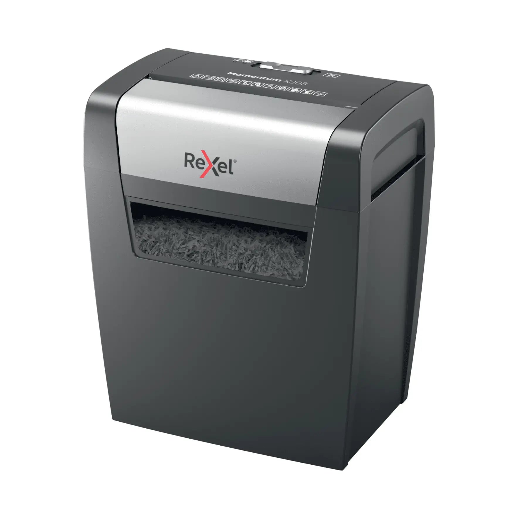 Rexel Momentum X308 Up to 8 Sheets P-3 15L Cross Cut Home & Small Office Shredder