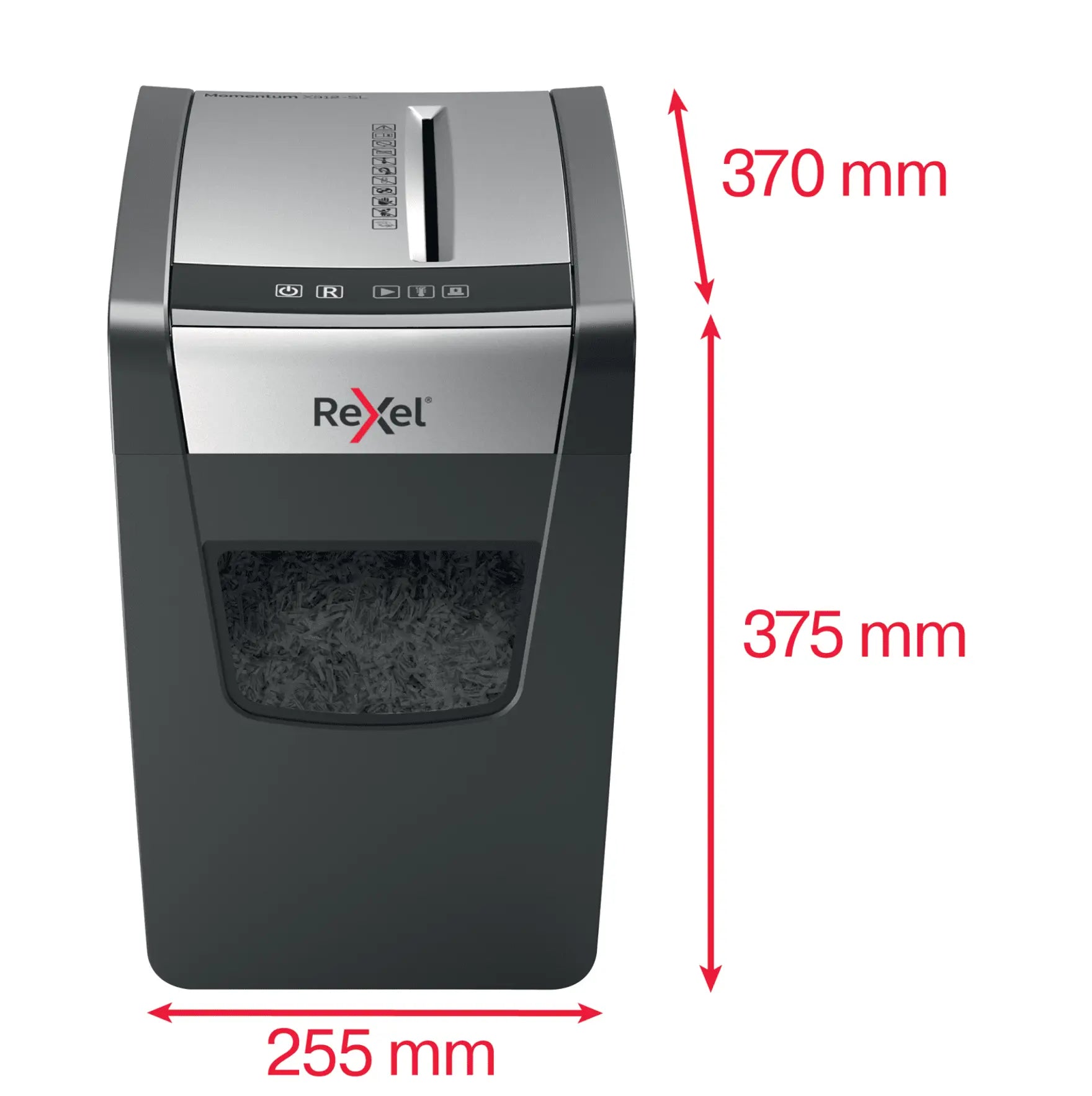 Rexel Momentum X312-SL Up to 12 Sheets P-3 23L Cross Cut Home & Small Office Shredder