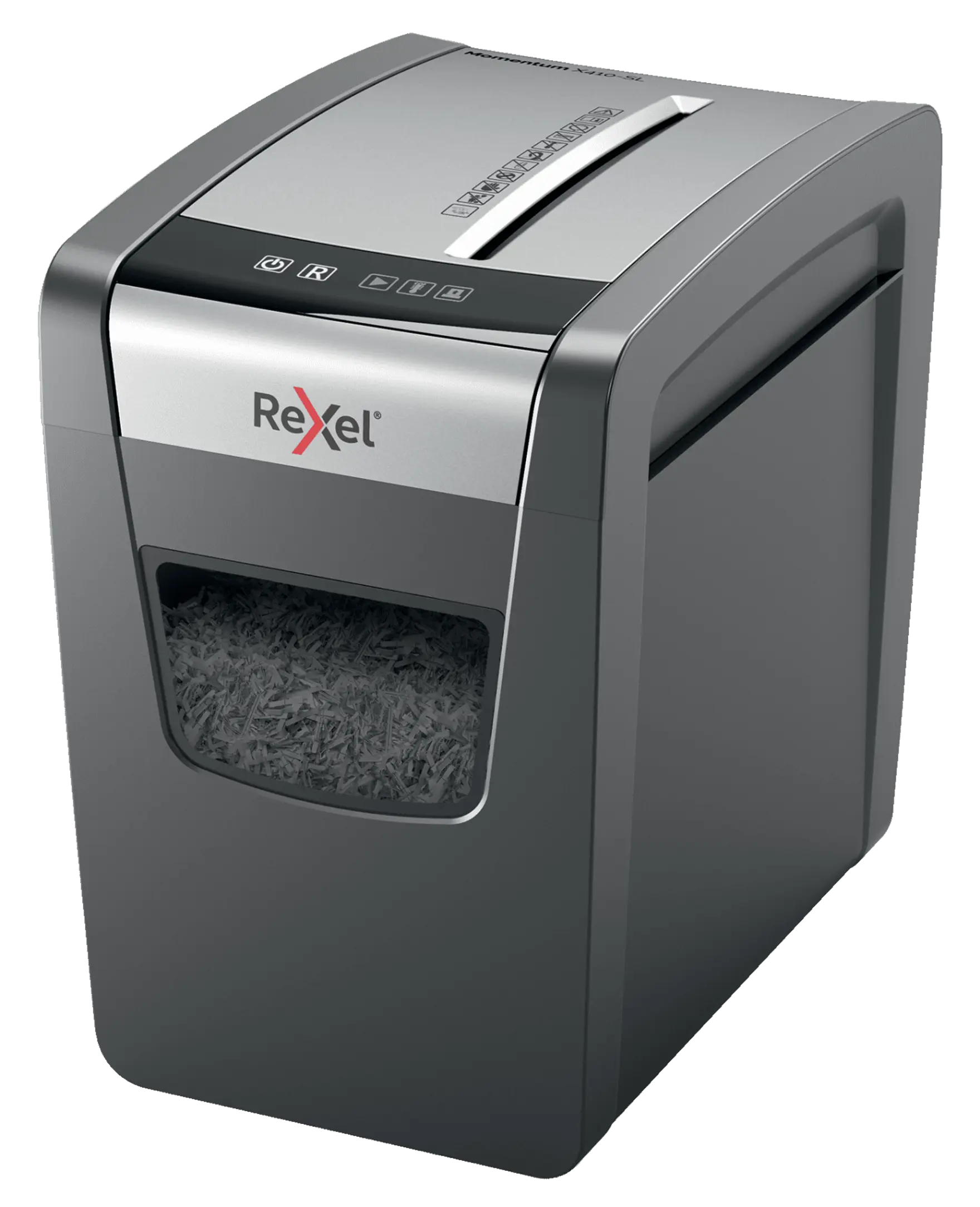 Rexel Momentum X410-SL Up to 10 Sheets P-4 23L Cross Cut Home & Small Office Shredder