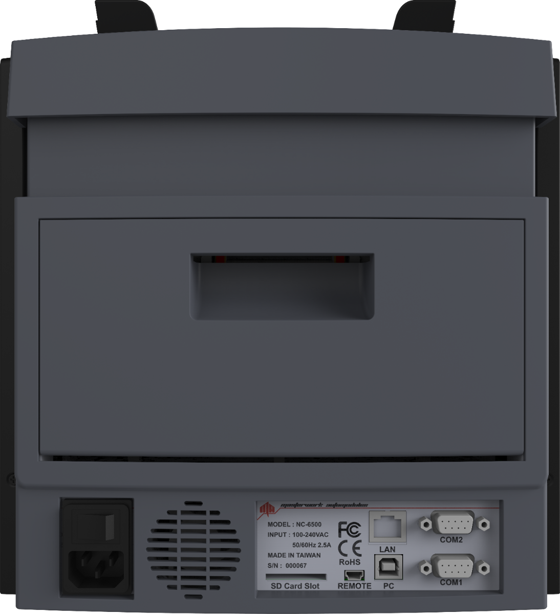 Masterwork Automodules NC6500 Compact 2-Pocket Banknote Fitness Sorter & Counting Machine