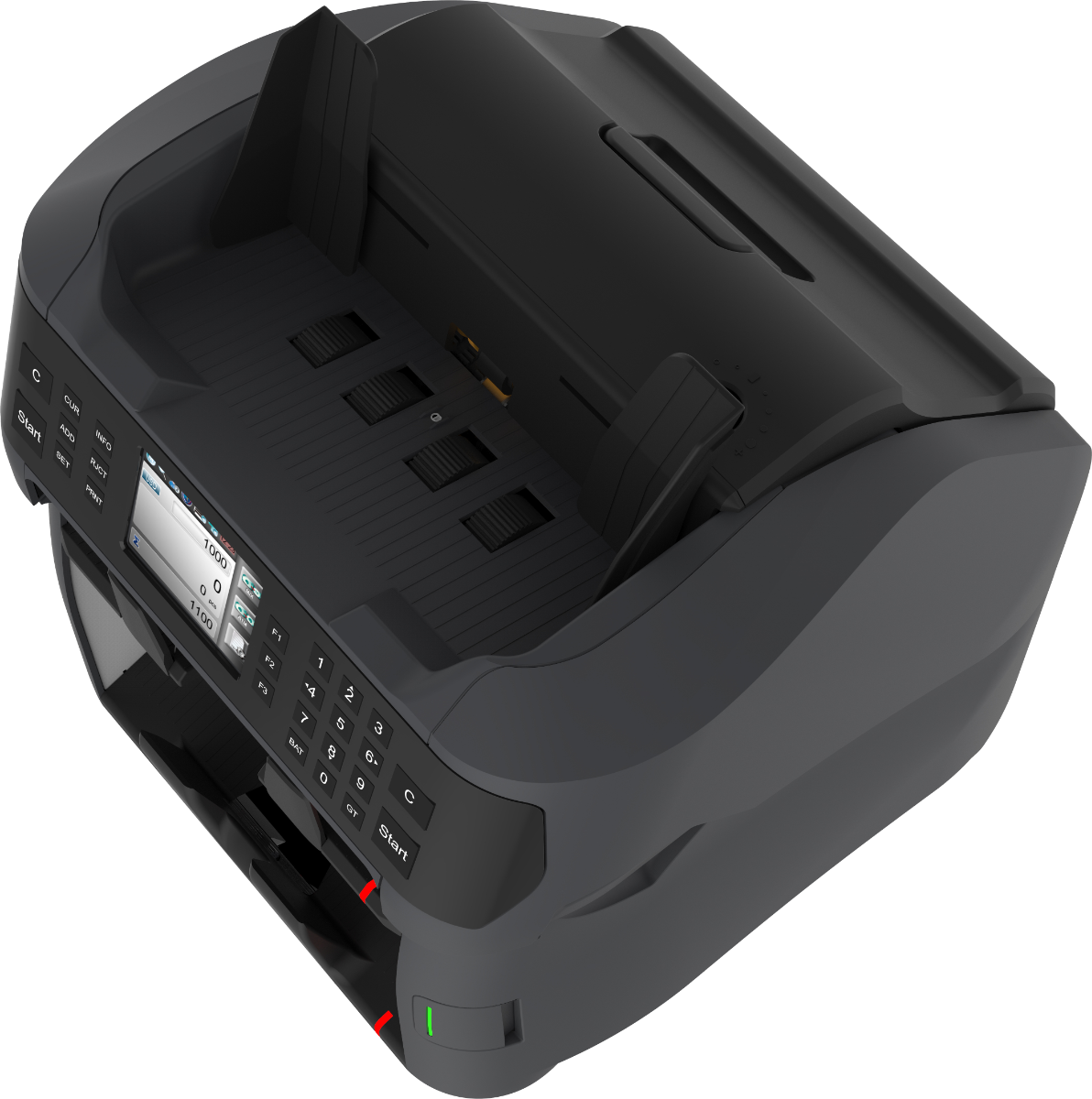 Masterwork Automodules NC7100 2-Pocket Advanced Counterfeit Detection Banknote Fitness Sorting / Counting Machine