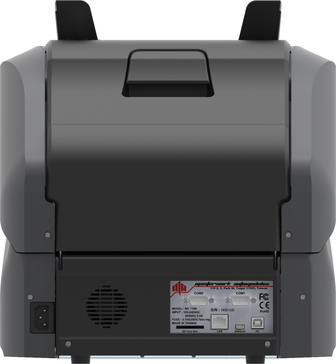 Masterwork Automodules NC7100 2-Pocket Advanced Counterfeit Detection Banknote Fitness Sorting / Counting Machine