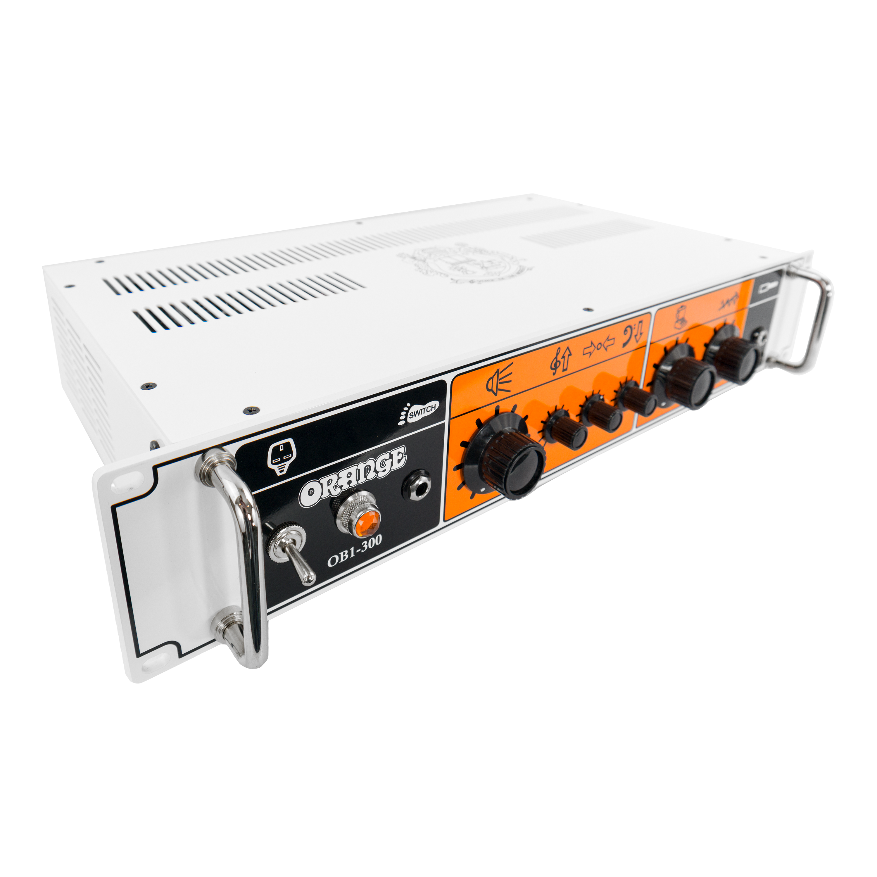 Orange OB1-300 300W Class A/B With Blend Overdrive Circuit, Active EQ & XLR DI Output Bass Head Amplifier