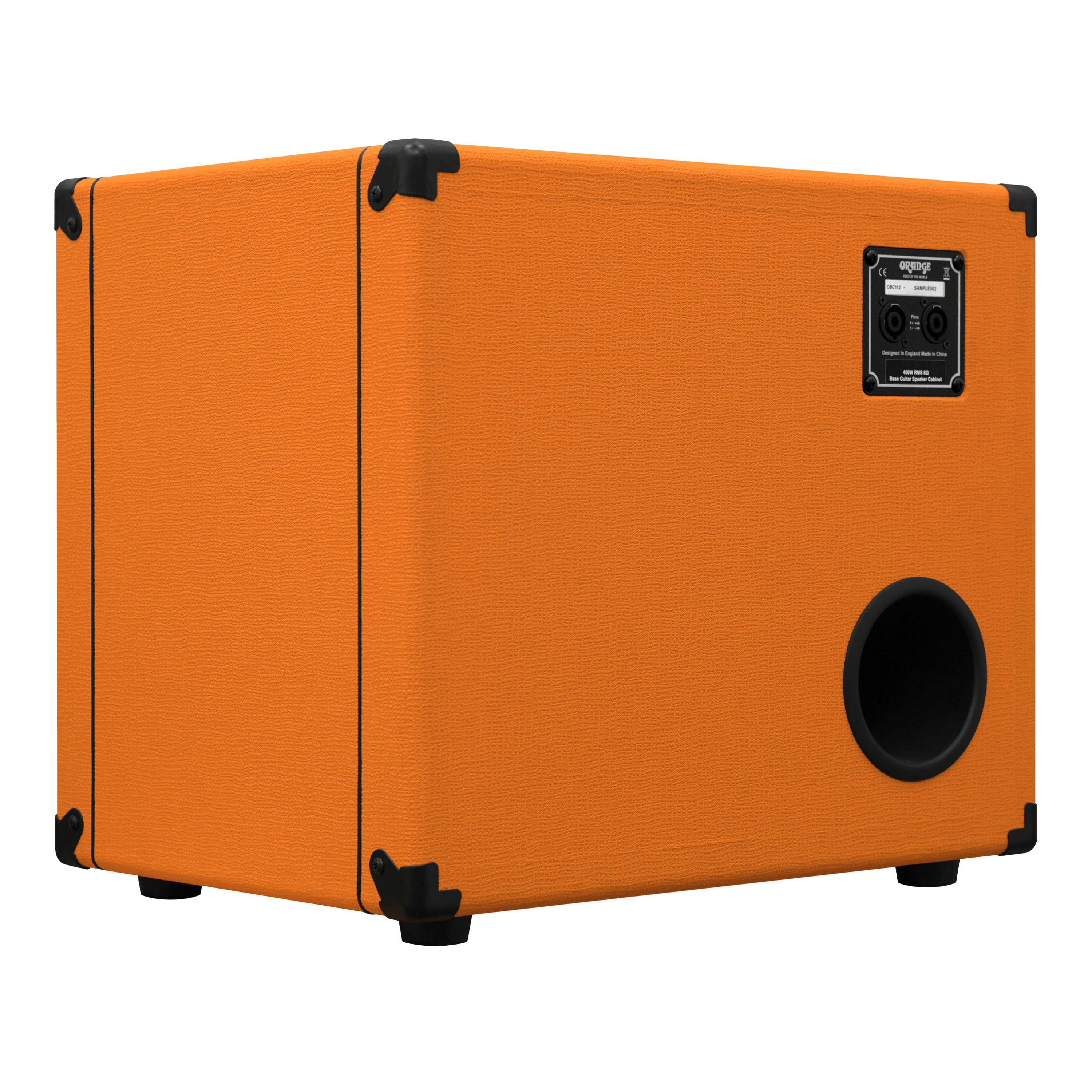 Orange OBC112 400W 1x12 With Lavoce Neodymium Speaker, 8 Ohm & Birch Ply Construction Bass Speaker Cabinet