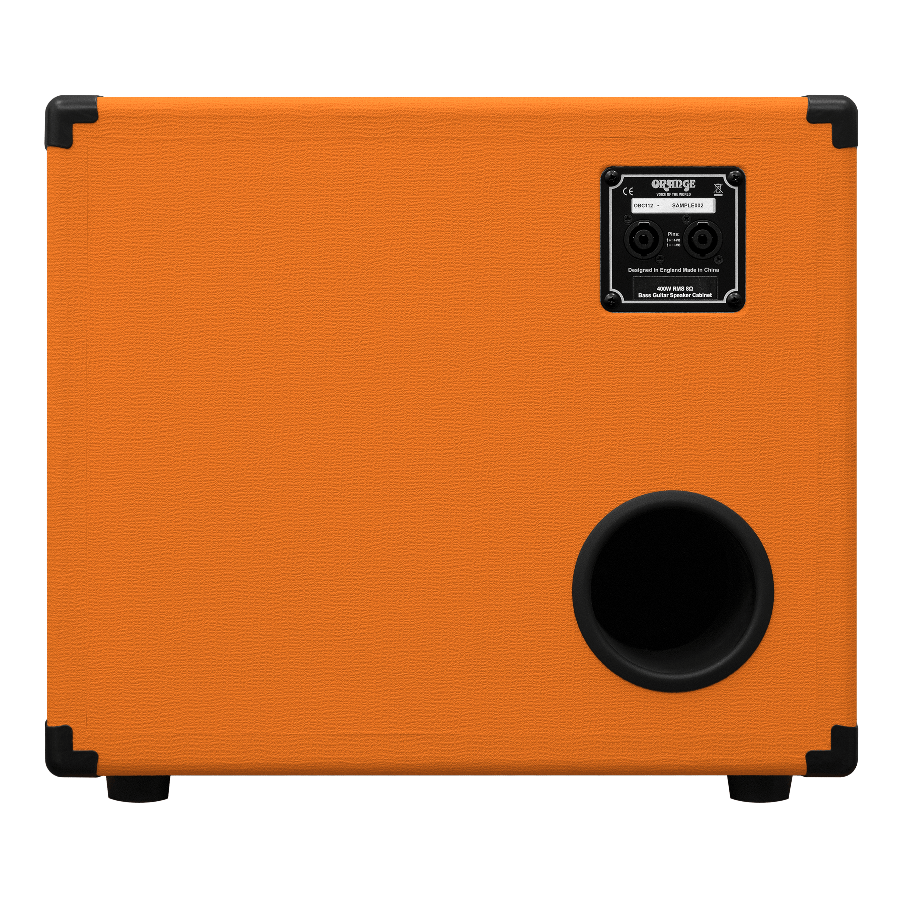 Orange OBC112 400W 1x12 With Lavoce Neodymium Speaker, 8 Ohm & Birch Ply Construction Bass Speaker Cabinet