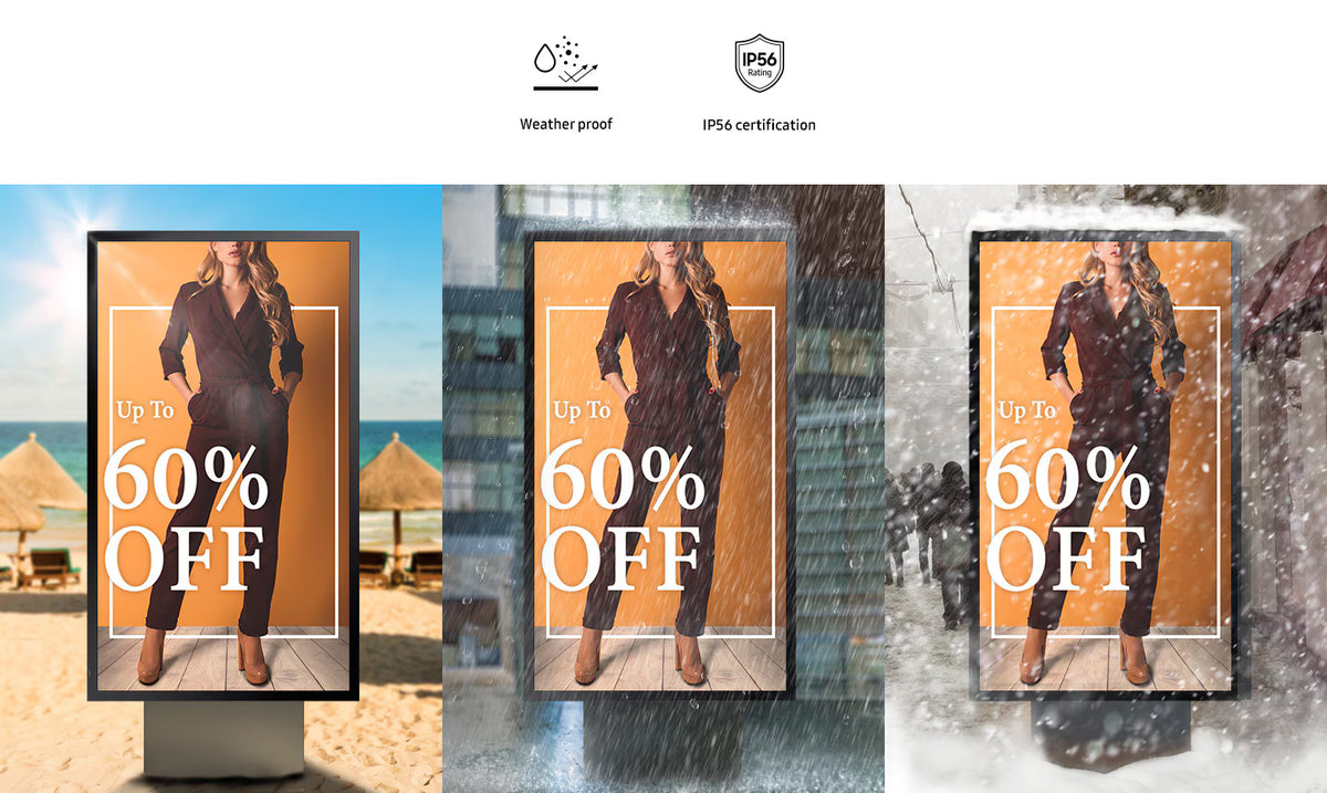 Samsung OH75A 75-Inch 4K UHD Outdoor Digital Signage Display