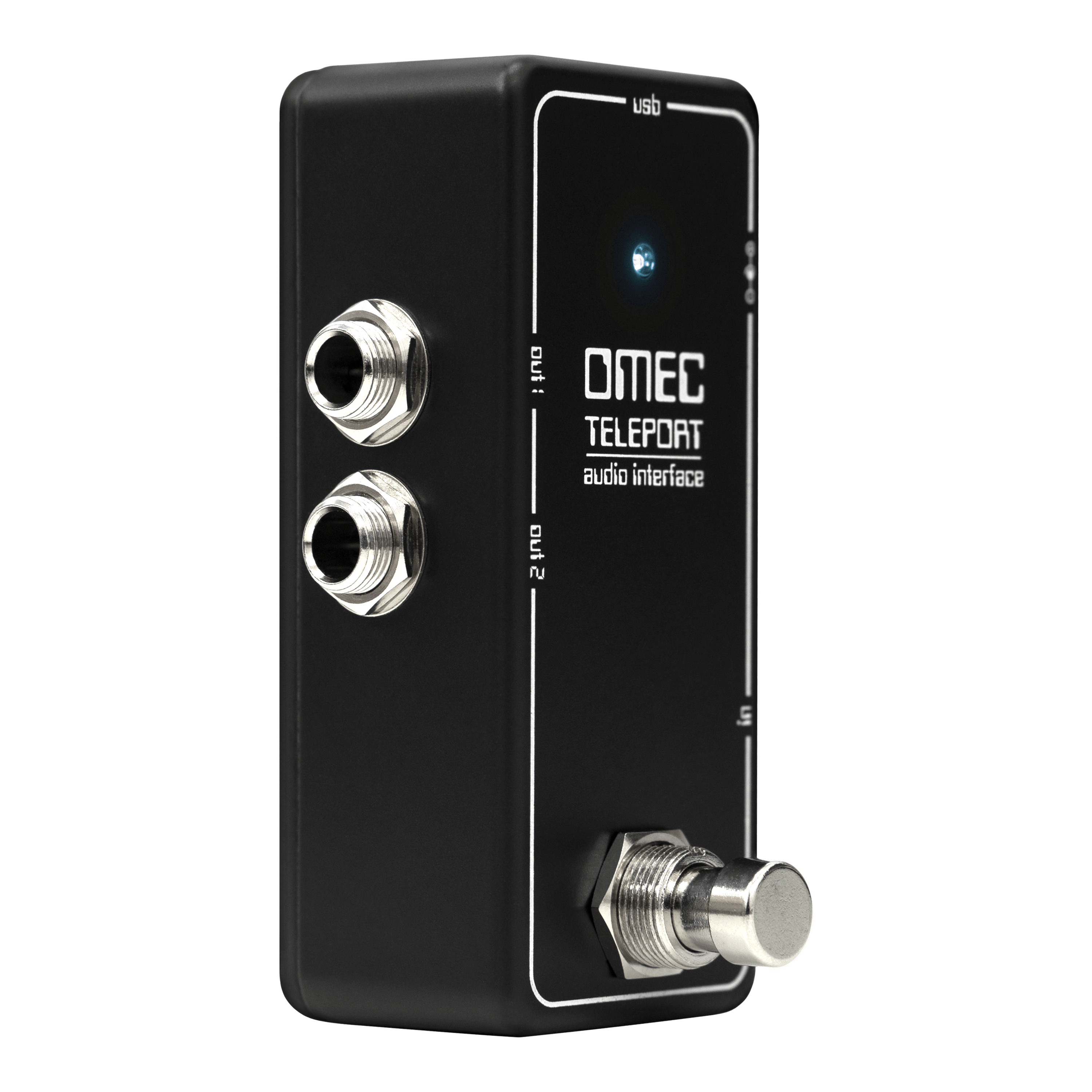Orange OMEC Teleport 16-Bit USB Guitar Audio Interface Pedal For iOS, Android, Mac & PC