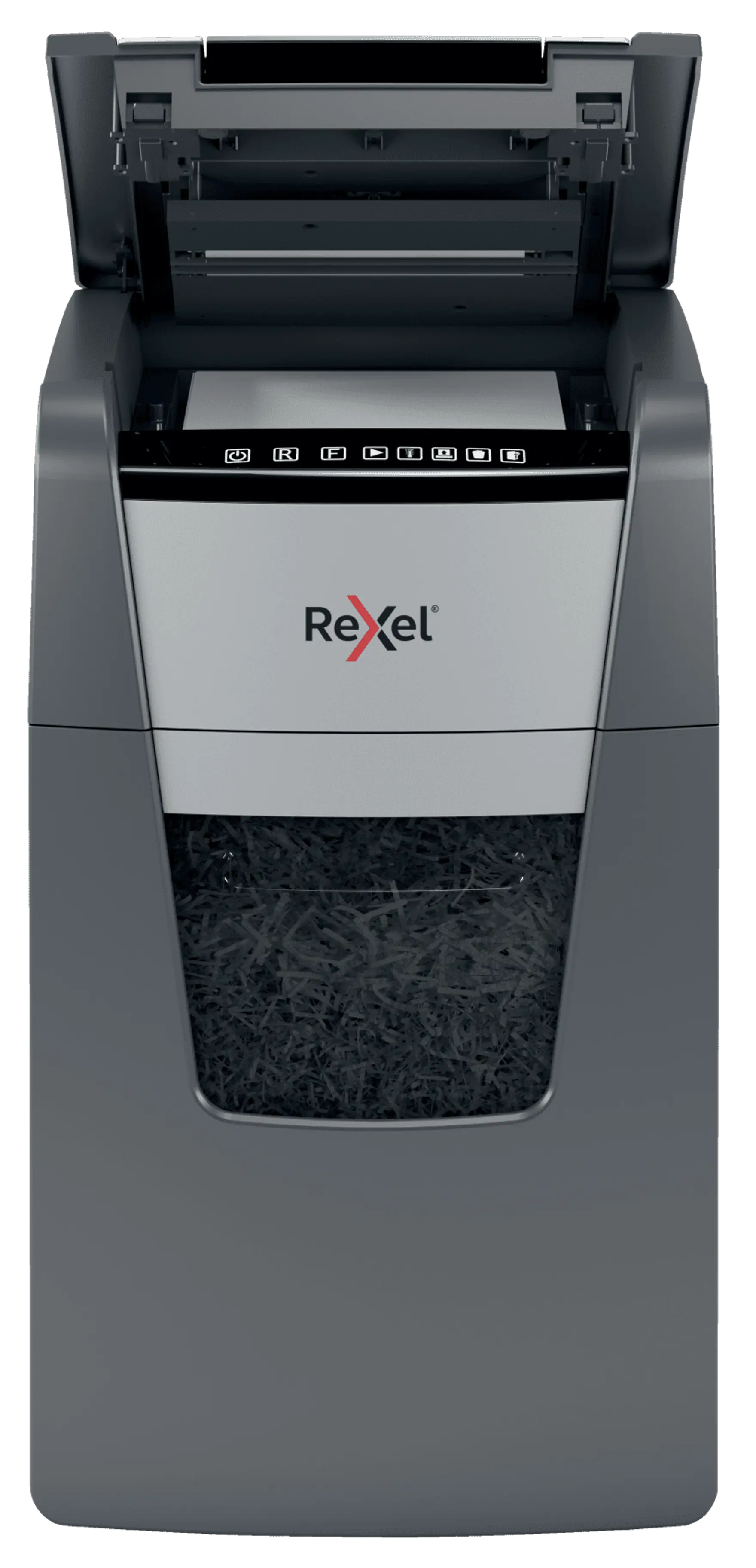 Rexel Optimum AutoFeed+ 150X Up to 150 Sheets P-4 44L Cross Cut Office Shredder