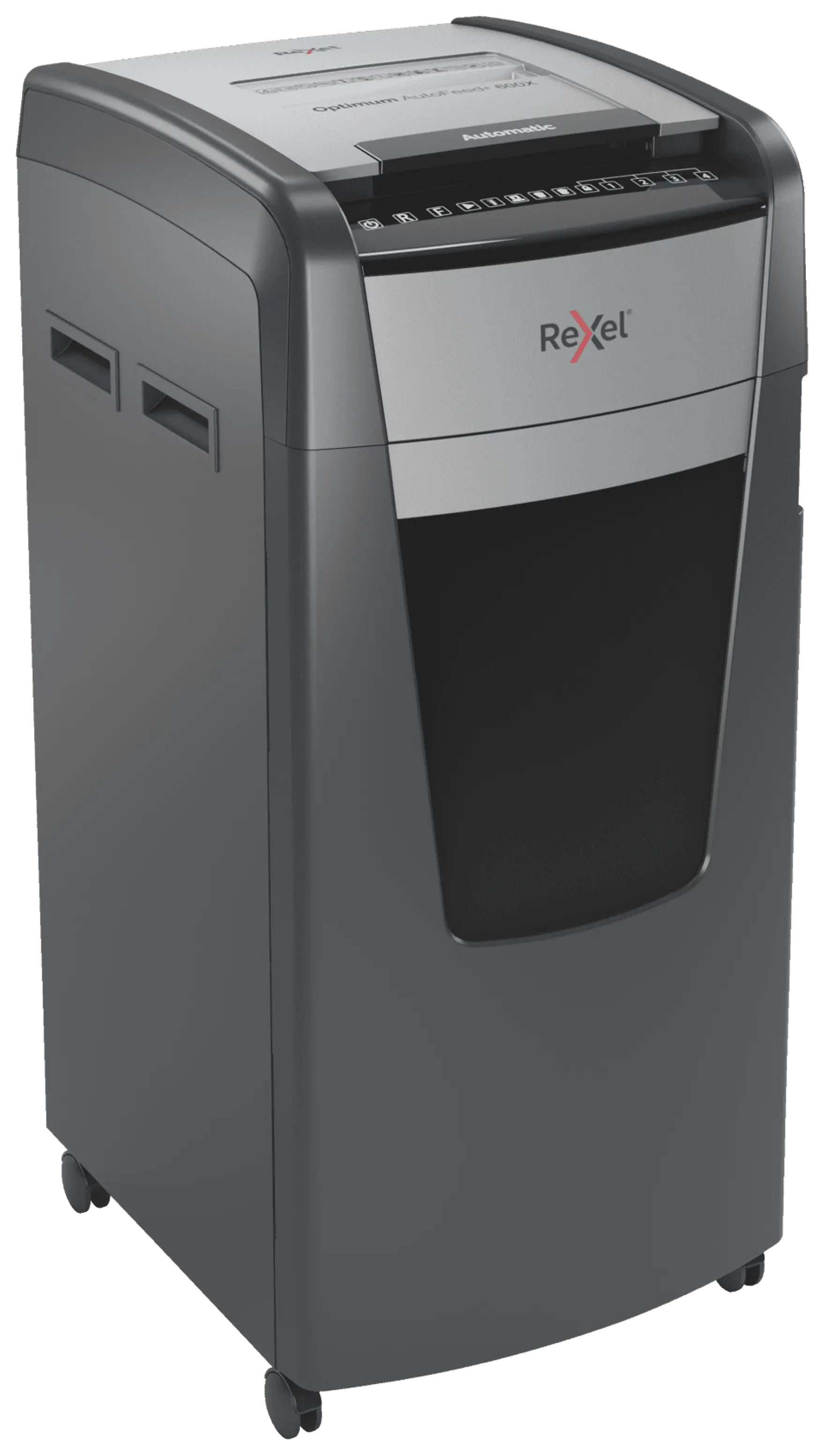 Rexel Optimum AutoFeed+ 600M Up to 600 Sheets P-5 110L Micro Cut Office Shredder