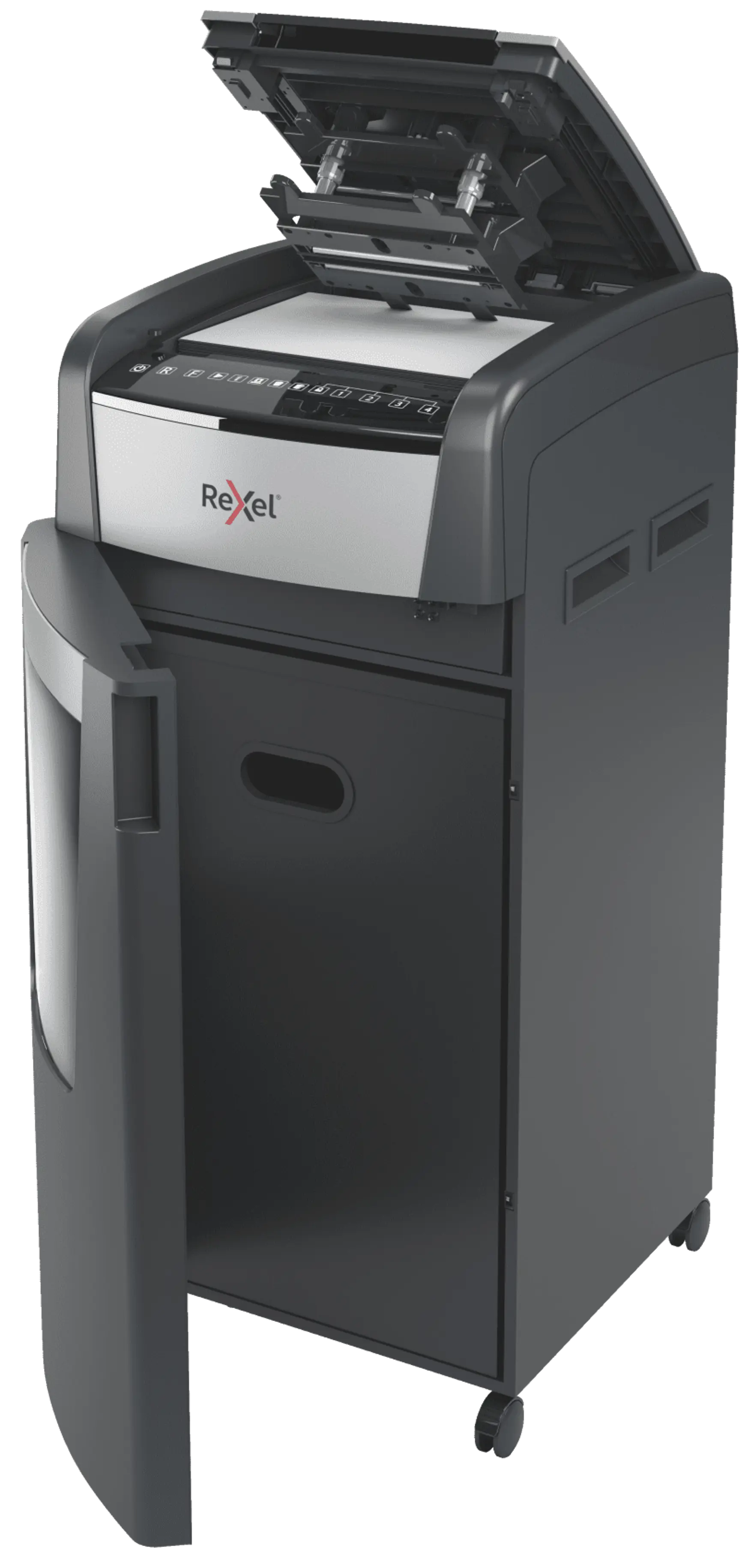 Rexel Optimum AutoFeed+ 600M Up to 600 Sheets P-5 110L Micro Cut Office Shredder