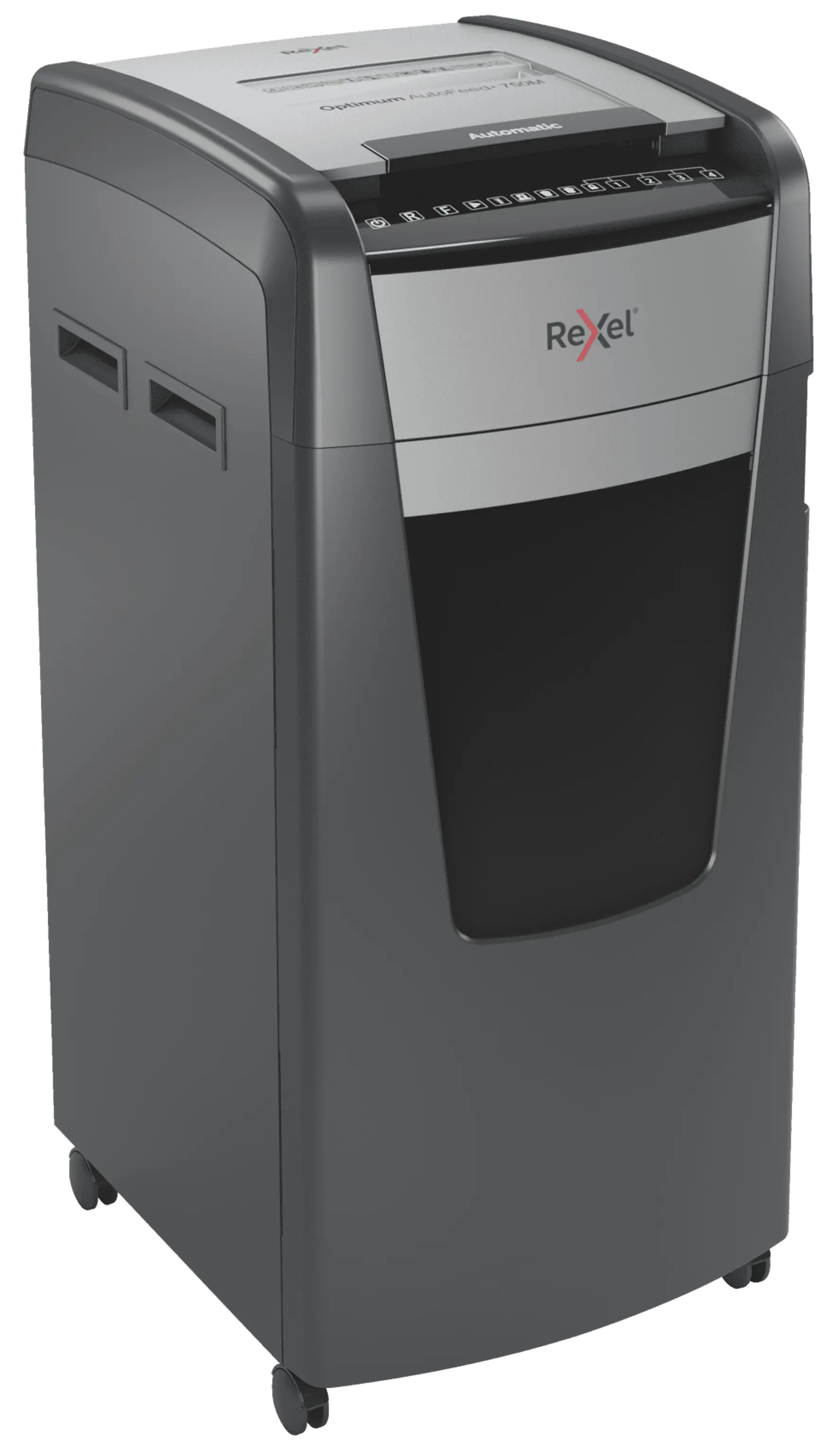 Rexel Optimum AutoFeed+ 750M Up to 750 Sheets P-5 140L Micro Cut Office Shredder