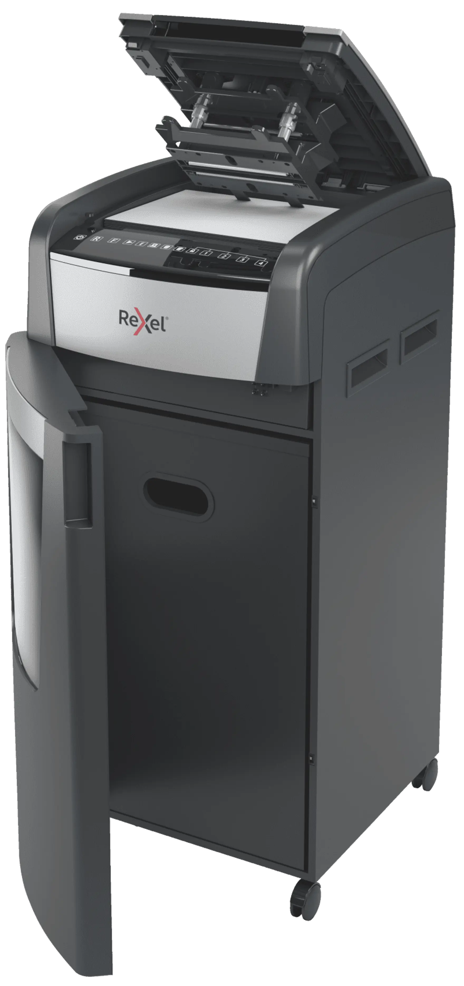 Rexel Optimum AutoFeed+ 750M Up to 750 Sheets P-5 140L Micro Cut Office Shredder