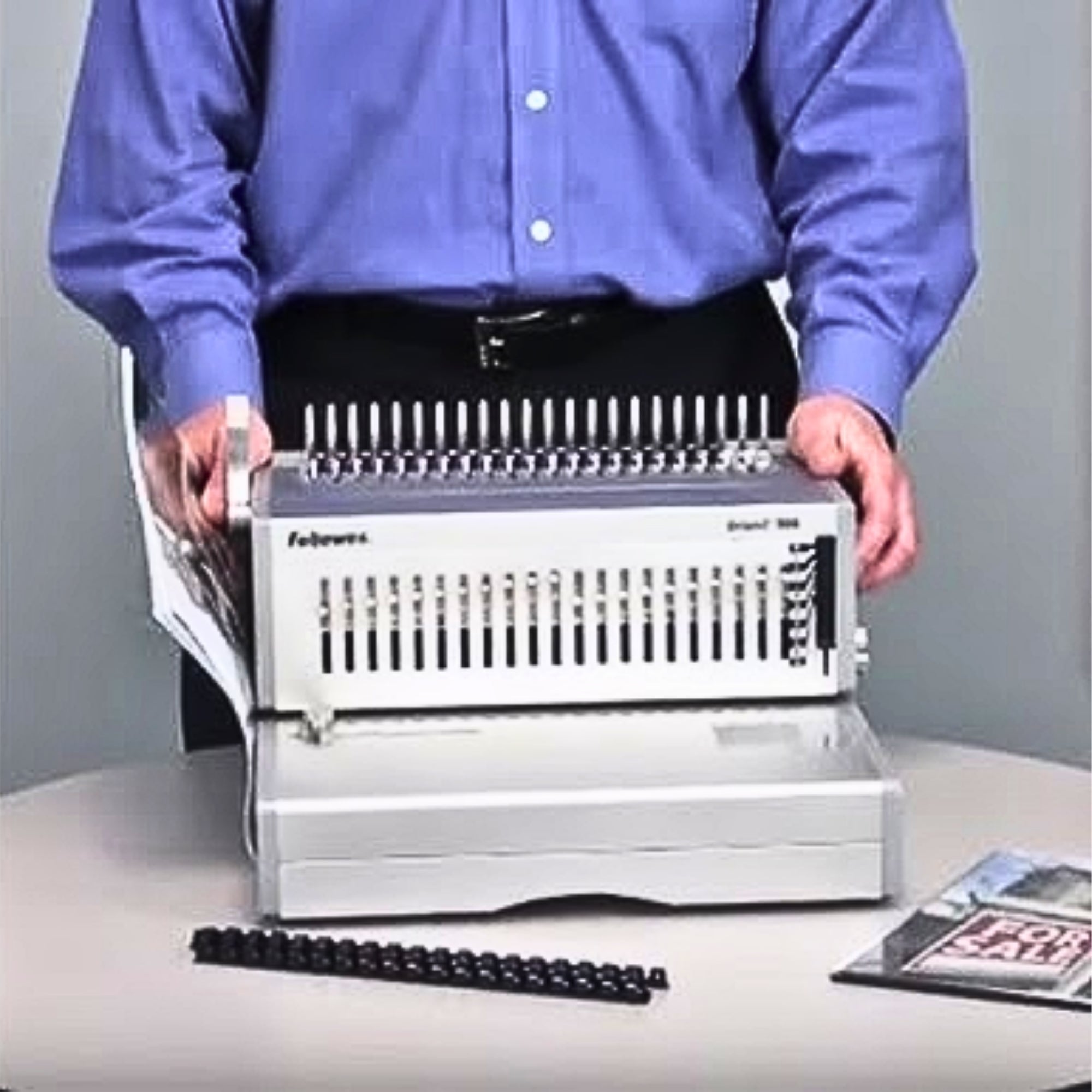 Fellowes Orion-E 500 30 Sheets Punch & 500 Sheets Binding Capacity Electric Comb Binding Machine