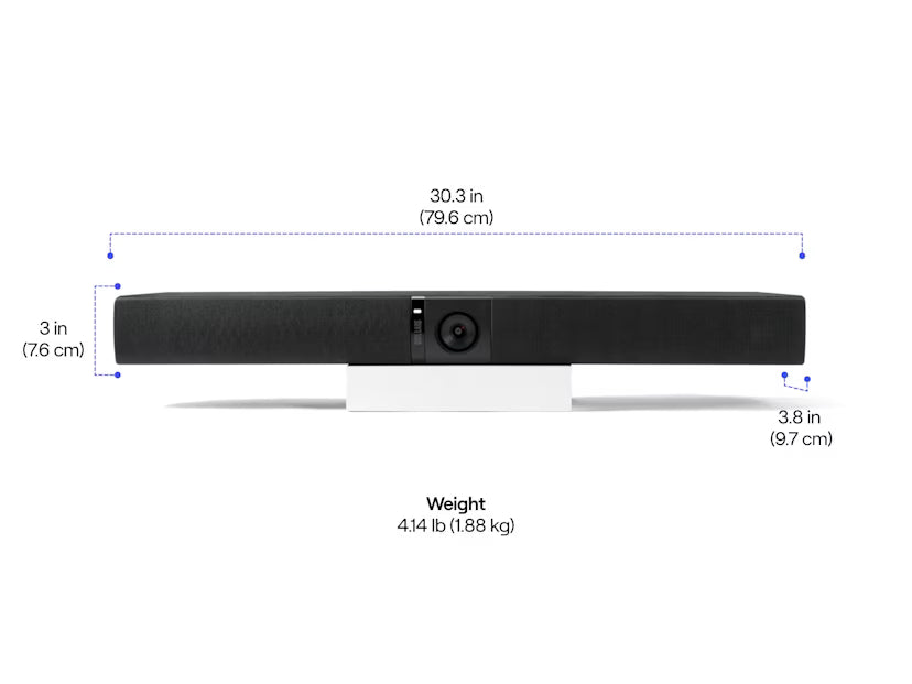 Owl Labs Owl Bar 4K Ultra HD Smart AI Video Conferencing Bar - Charcoal