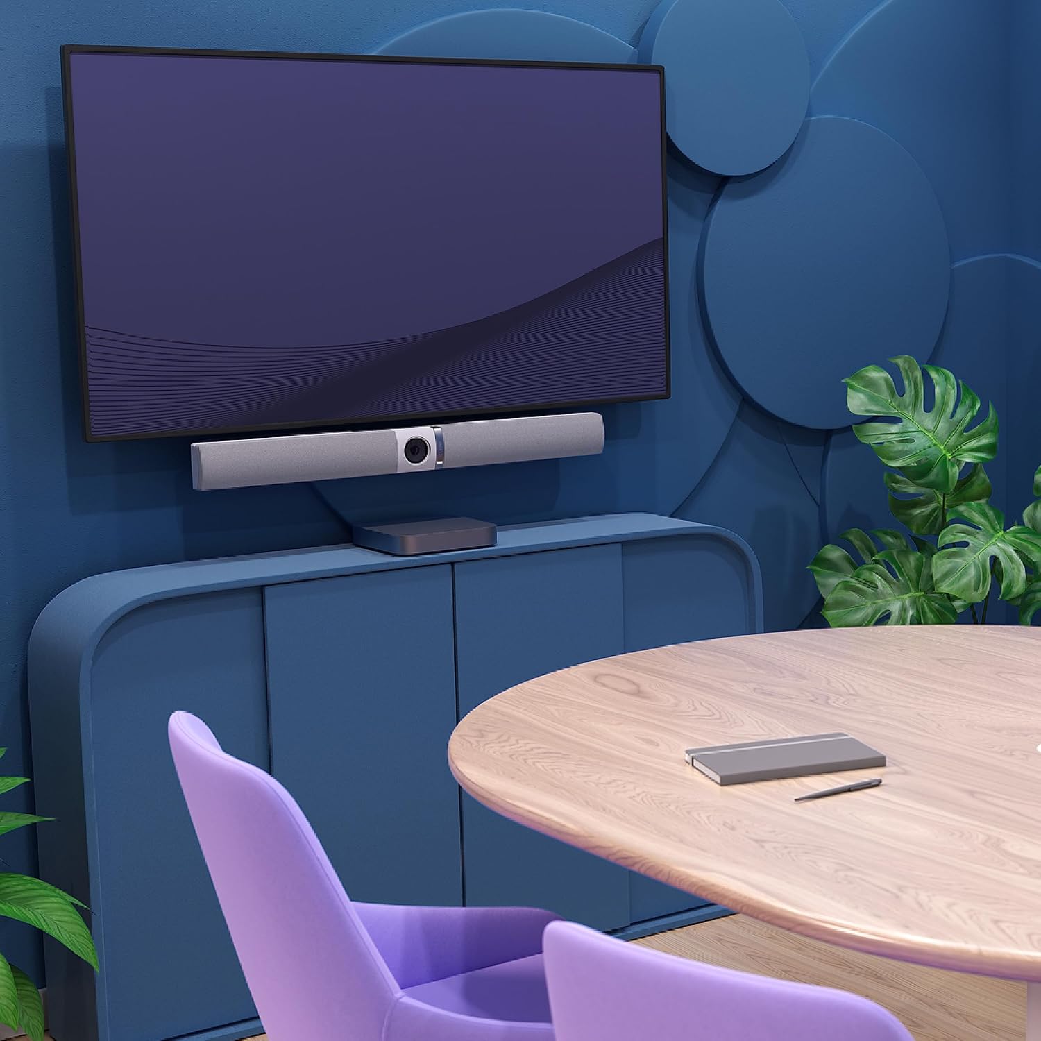 Owl Labs Owl Bar 4K Ultra HD Smart AI Video Conferencing Bar - Gray