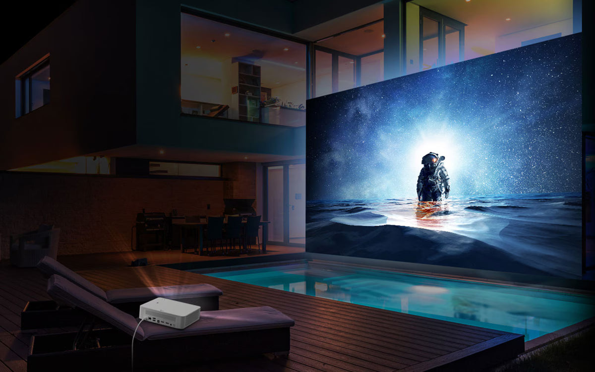 LG CineBeam PF610P Full HD 1,000 ANSI Lumens LED Smart Portable Home Theater Projector