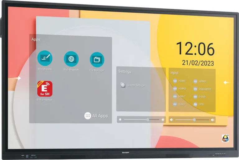Sharp PN-LC652 65-Inch 4K UHD Interactive Flat Panel Display