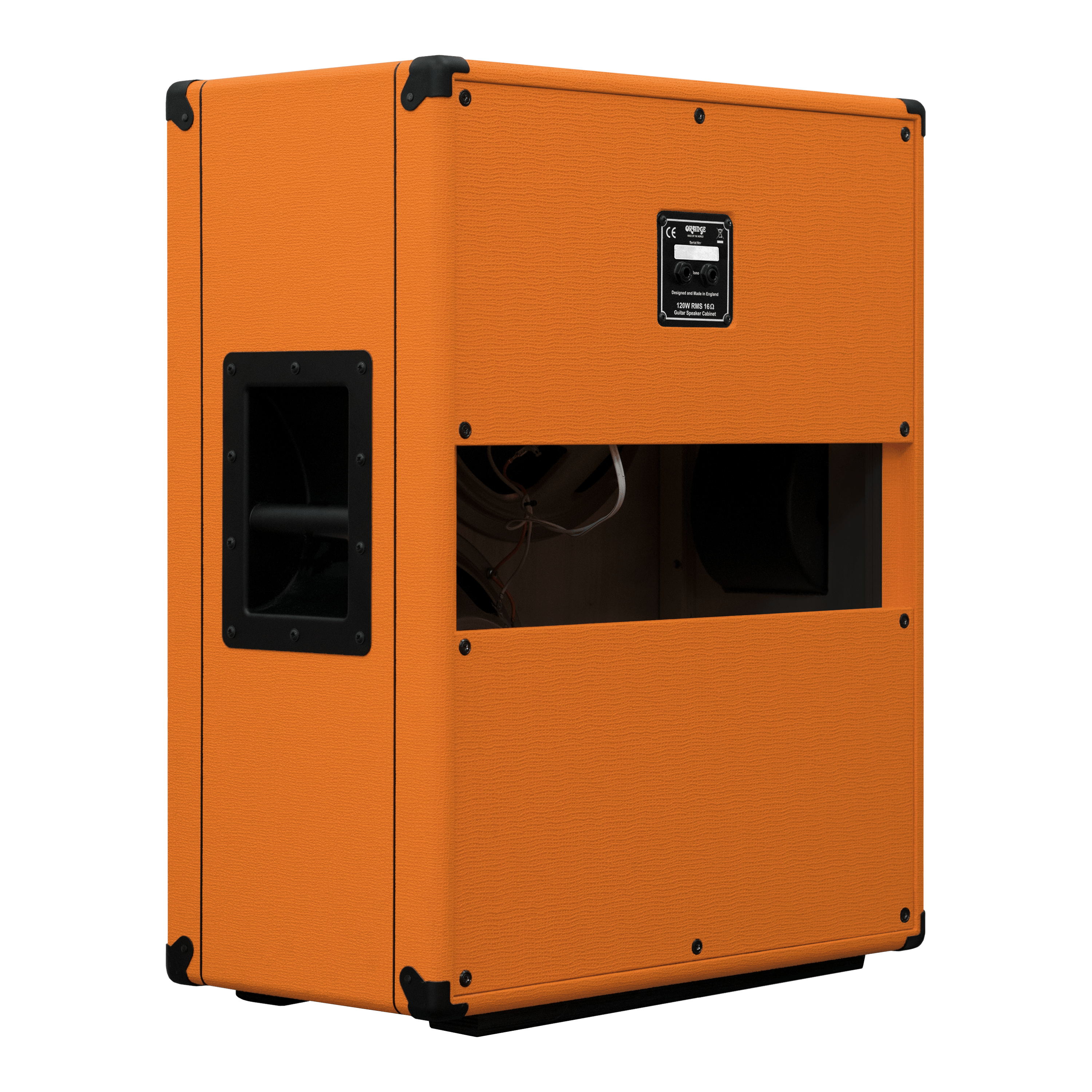 Orange PPC212V Vertical Open-Back 2x12 With Celestion Neo Creamback Speakers | 120W 16 Ohm Guitar Speaker Cabinet