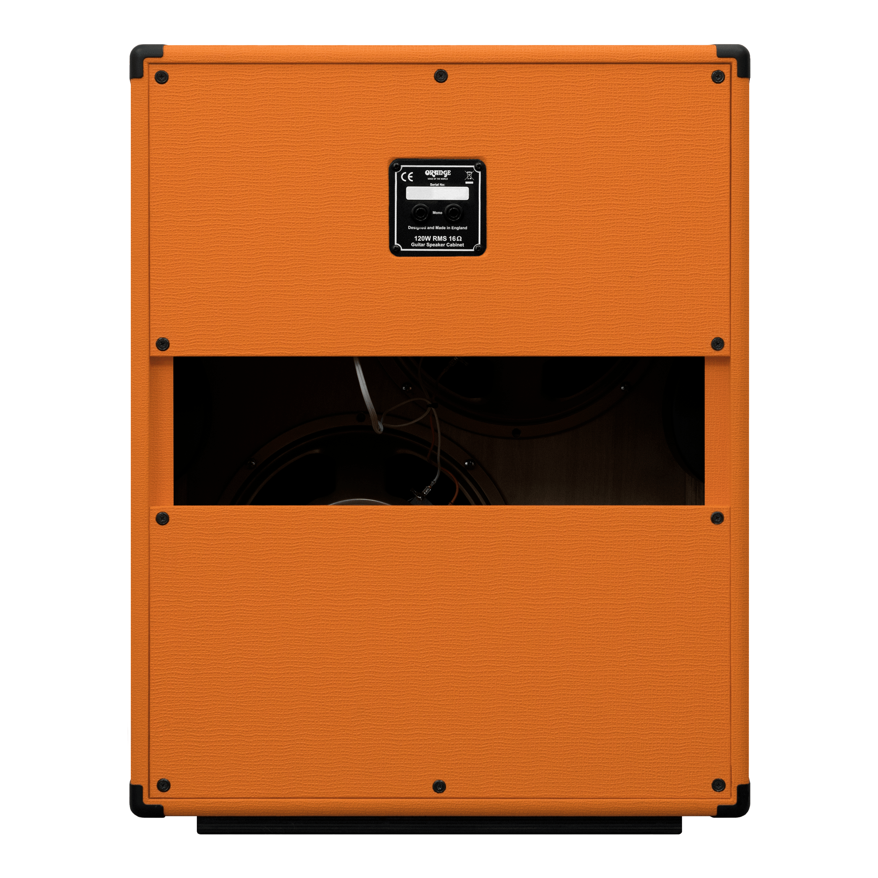 Orange PPC212V Vertical Open-Back 2x12 With Celestion Neo Creamback Speakers | 120W 16 Ohm Guitar Speaker Cabinet